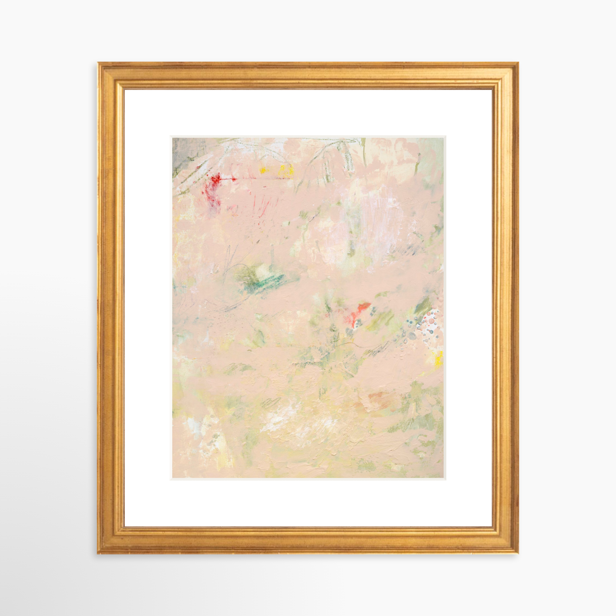 8x10 / Certificate Gold Frame + White Mat