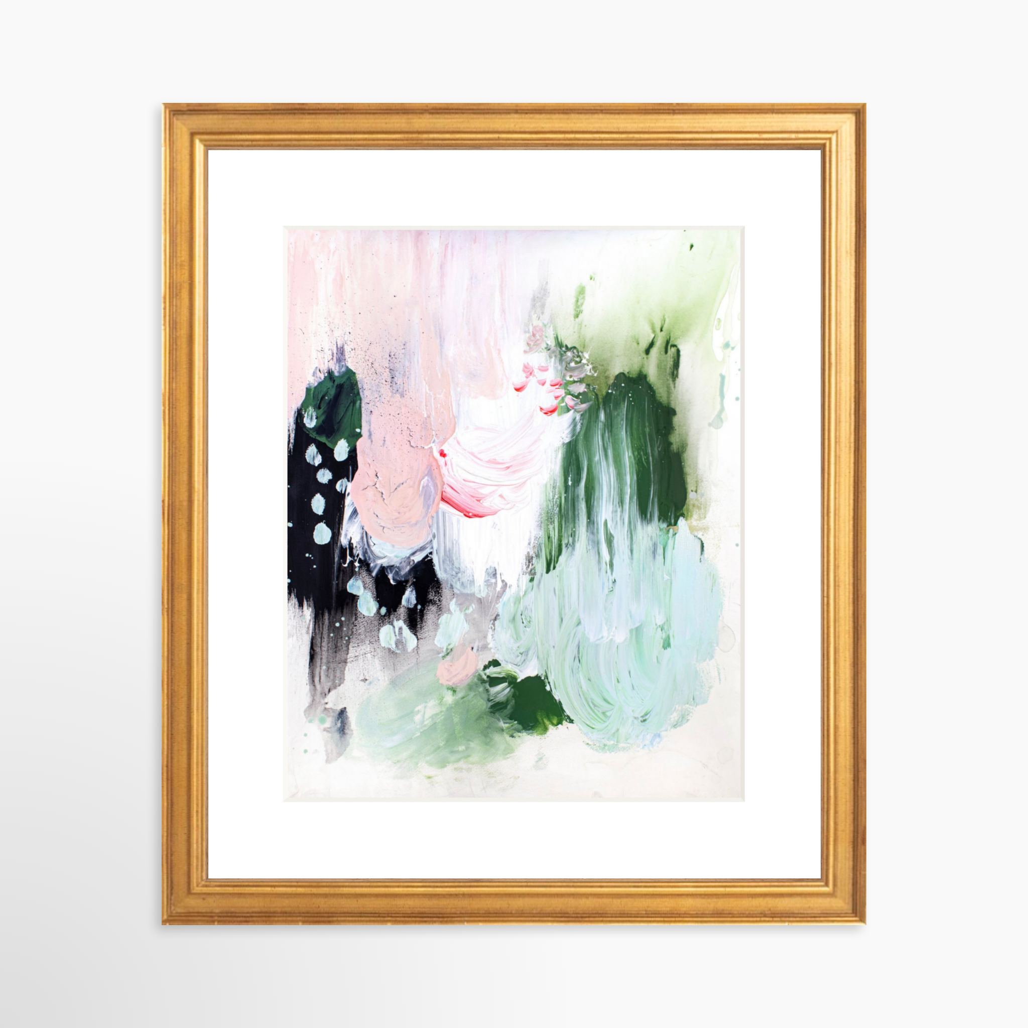 8x10 / Certificate Gold Frame + White Mat