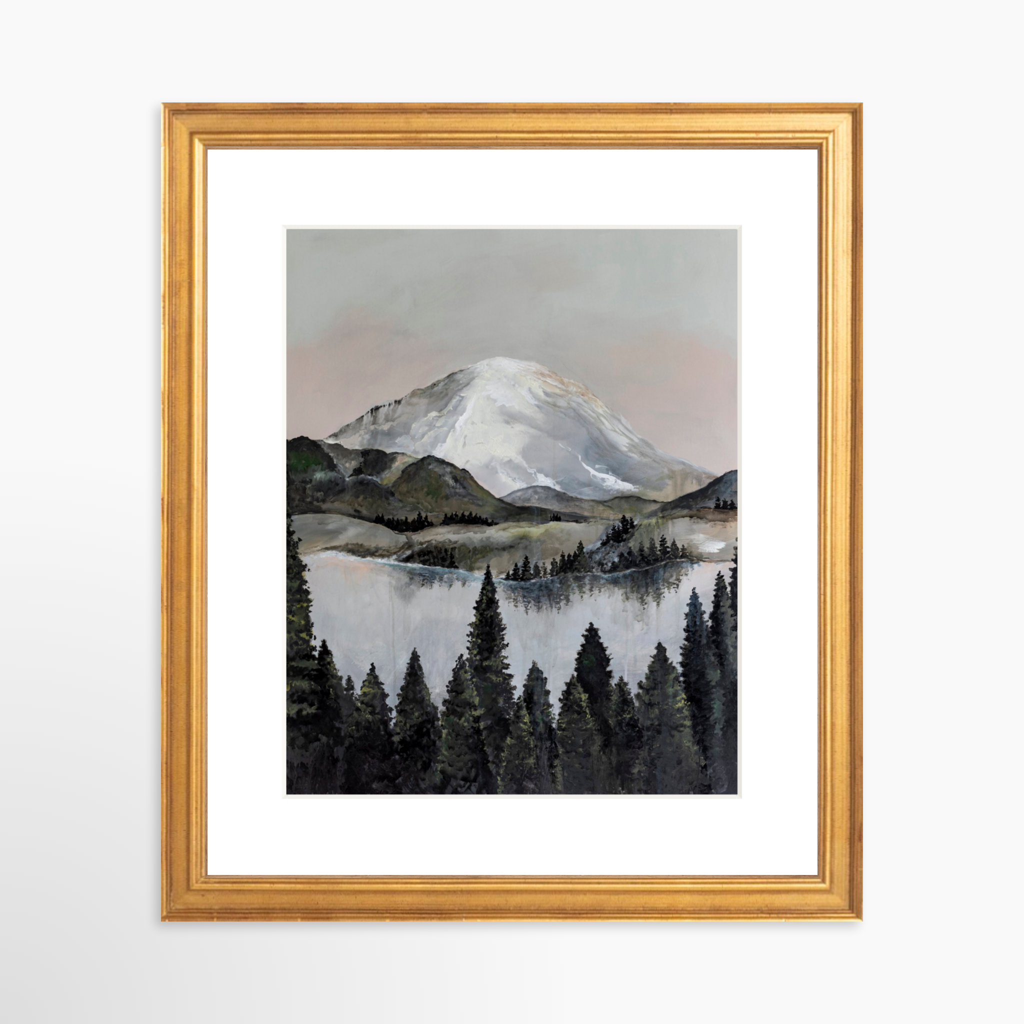 8x10 / Certificate Gold Frame + White Mat