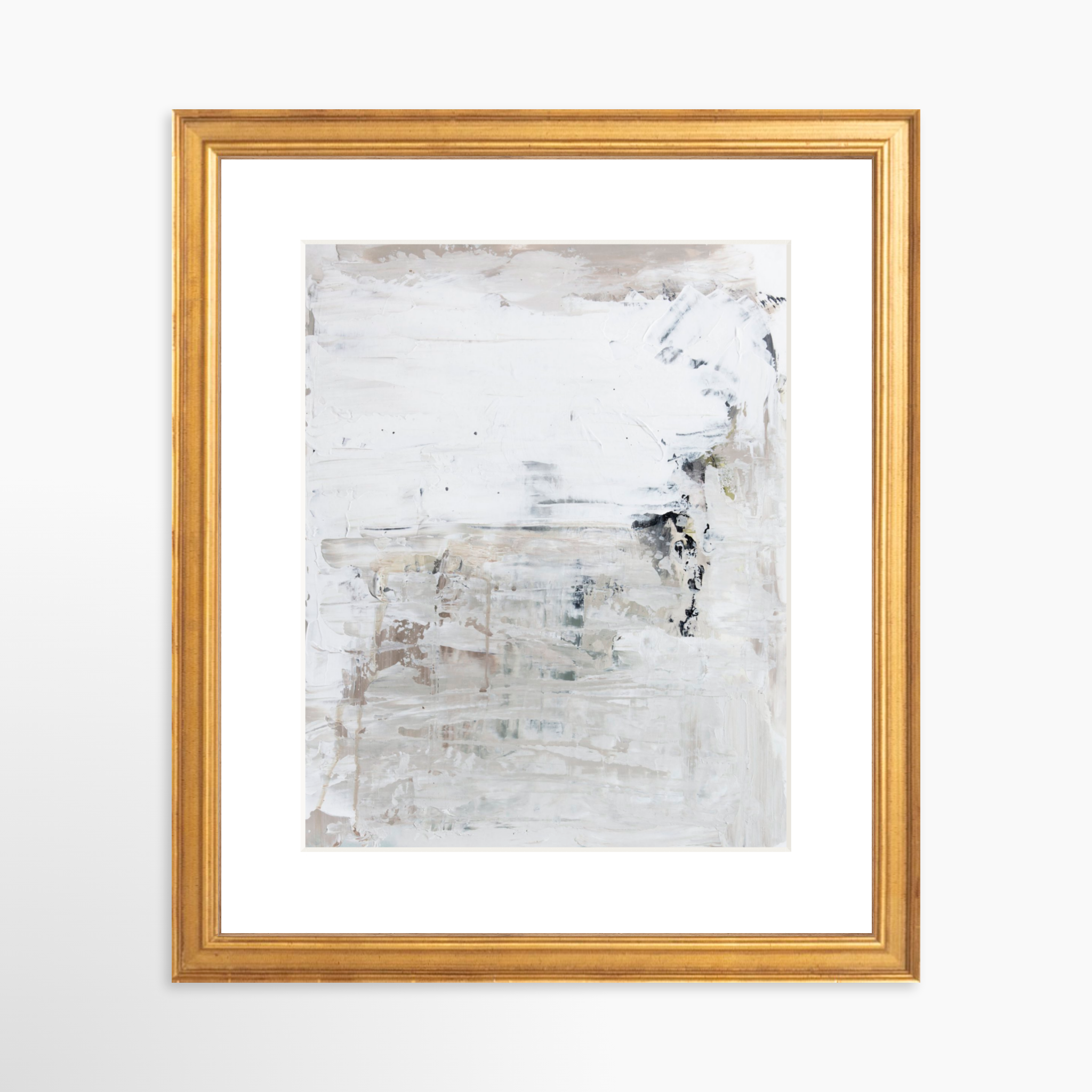 8x10 / Certificate Gold Frame + White Mat