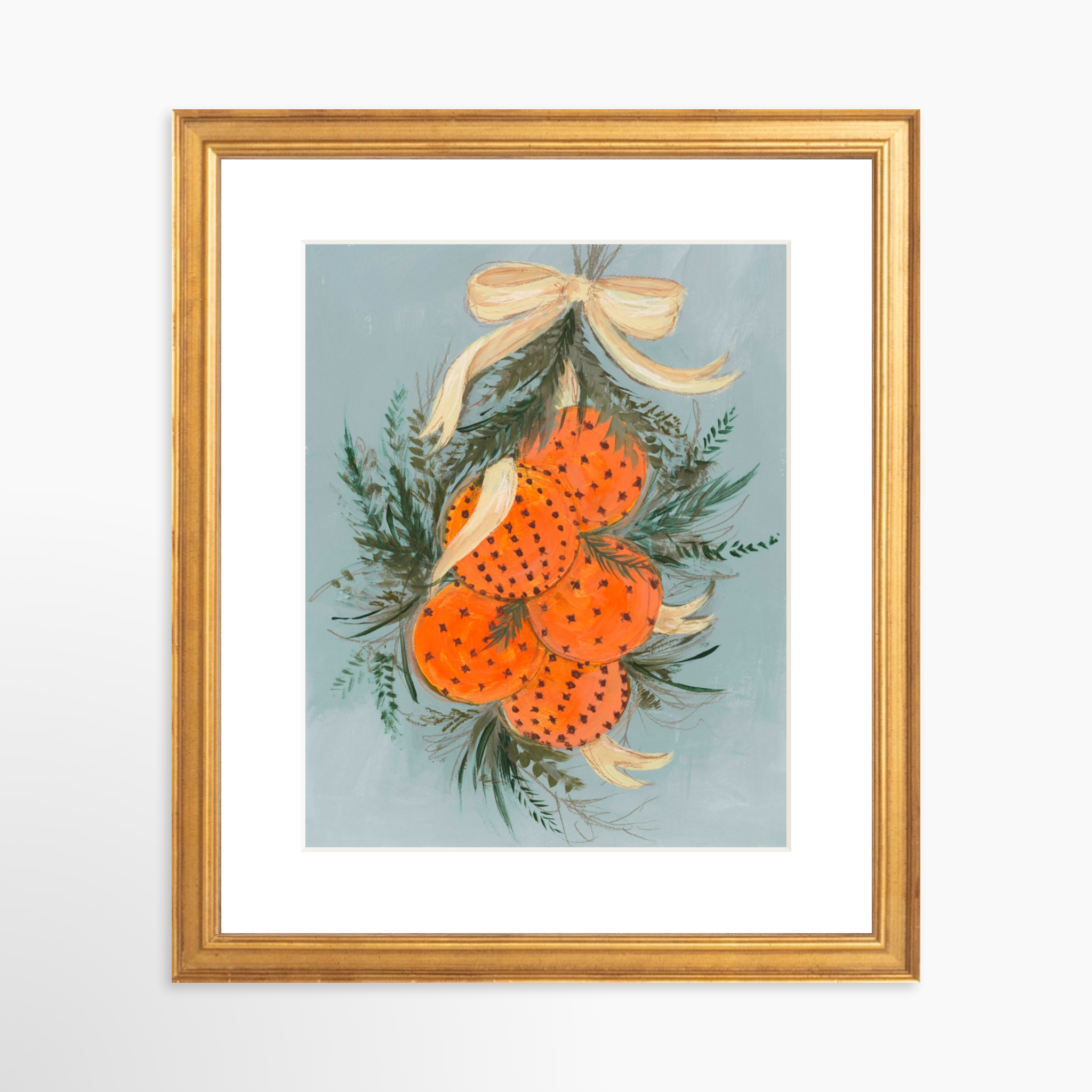 8x10 / Certificate Gold Frame + White Mat