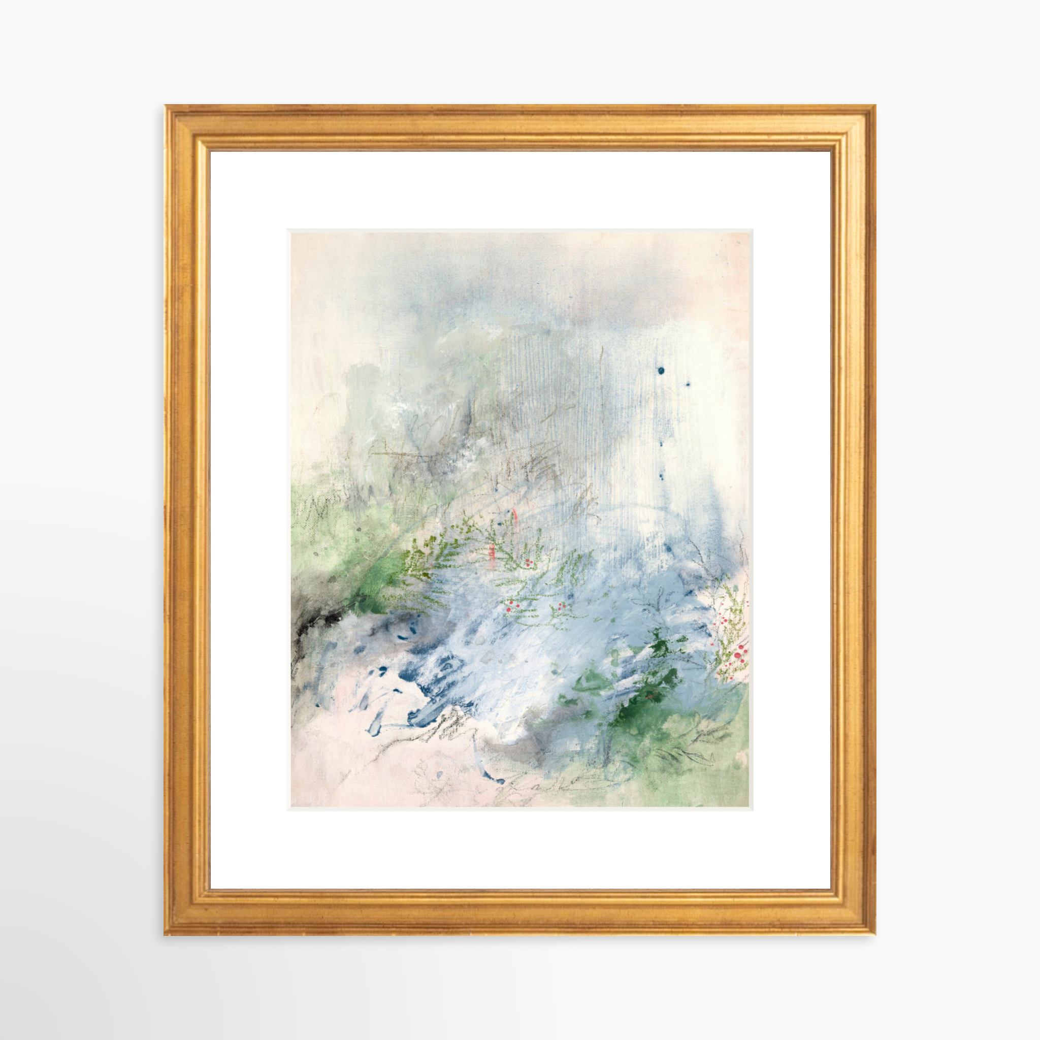 8x10 / Certificate Gold Frame + White Mat