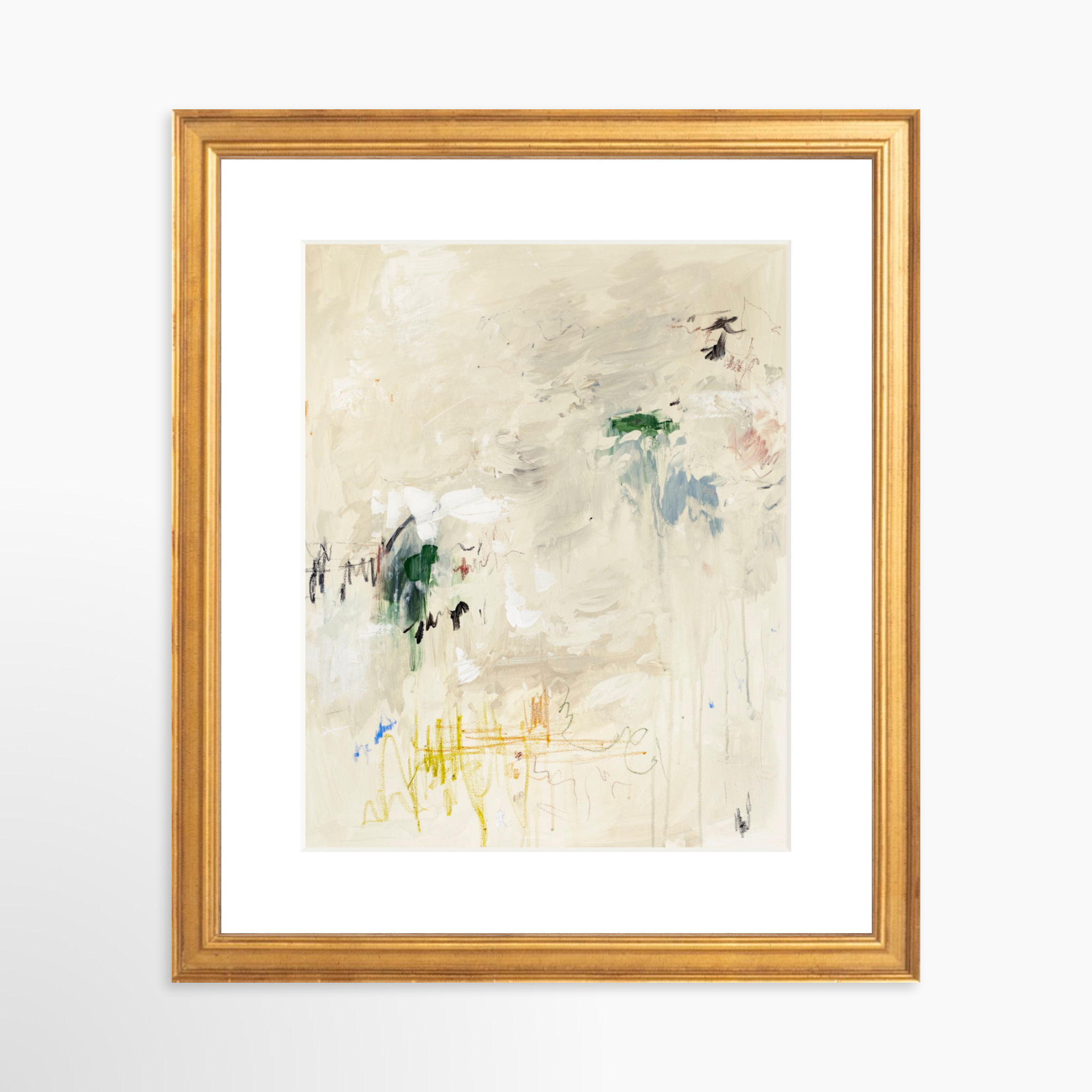 8x10 / Certificate Gold Frame + White Mat