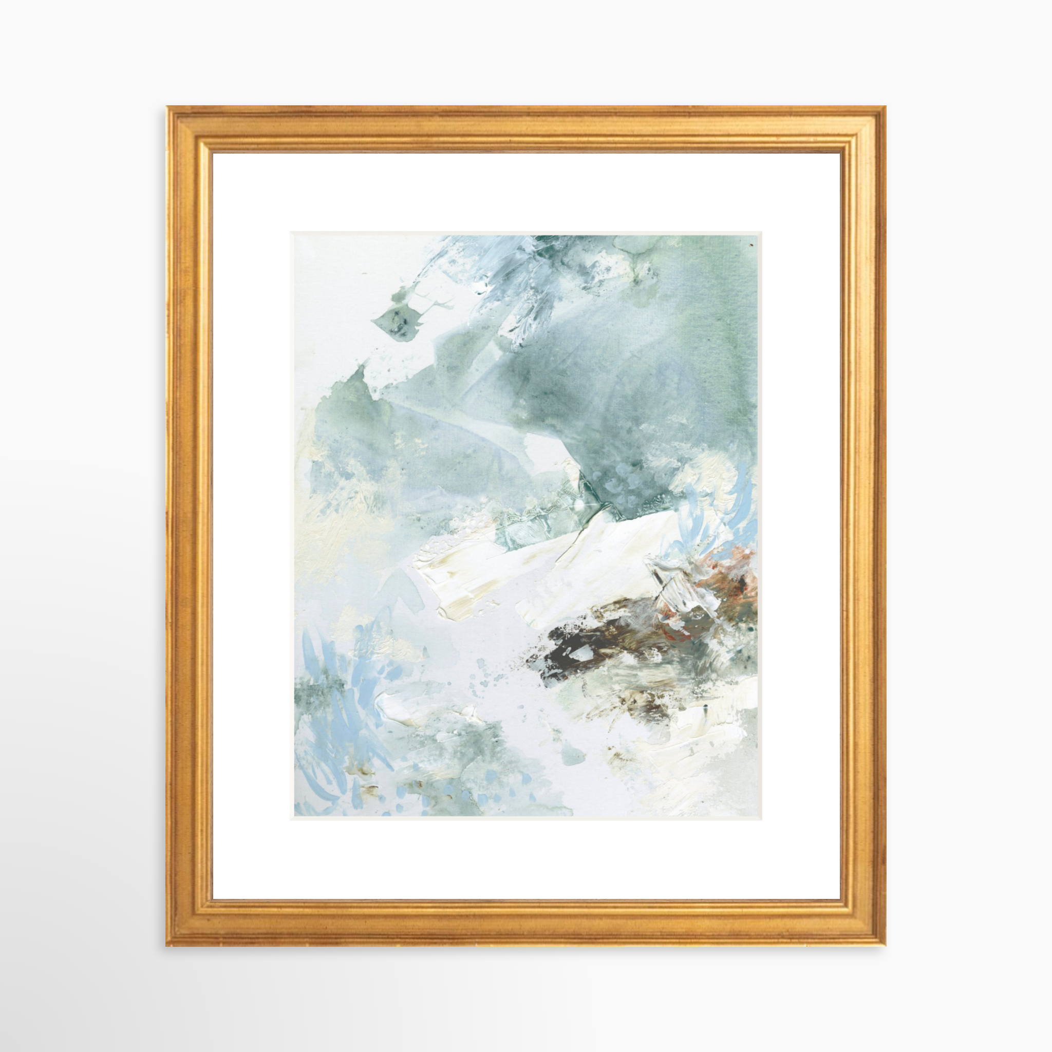 8x10 / Certificate Gold Frame + White Mat