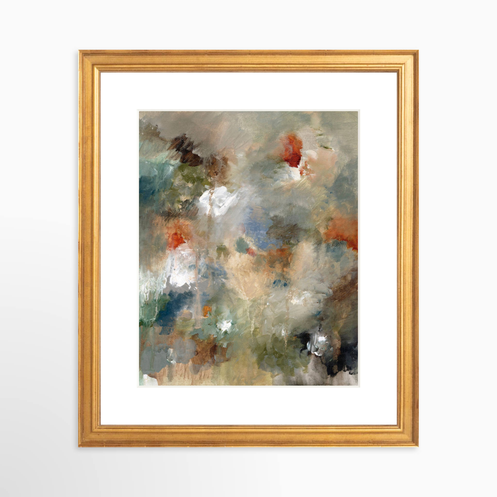 8x10 / Certificate Gold Frame + White Mat