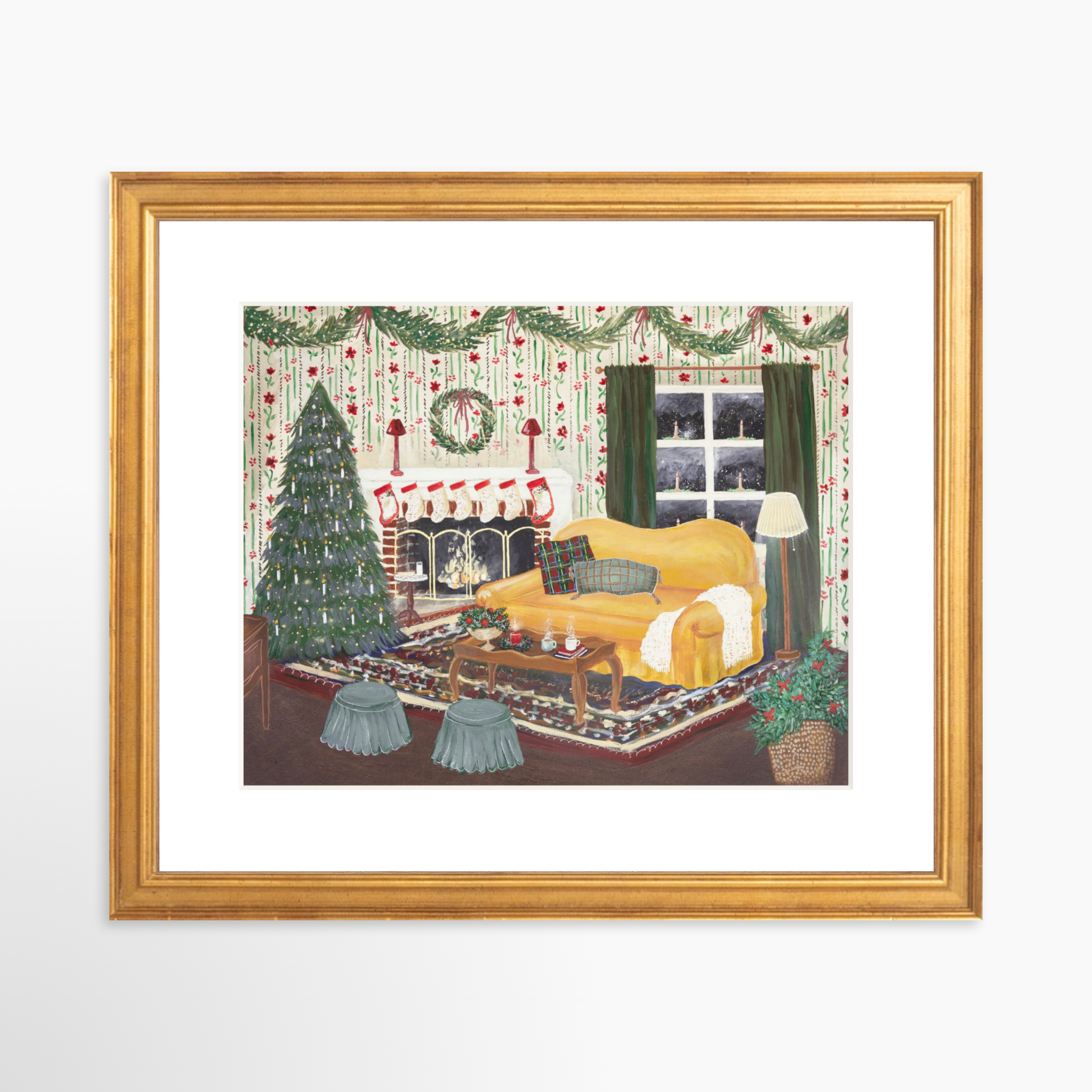 10x8 / Certificate Gold Frame + White Mat