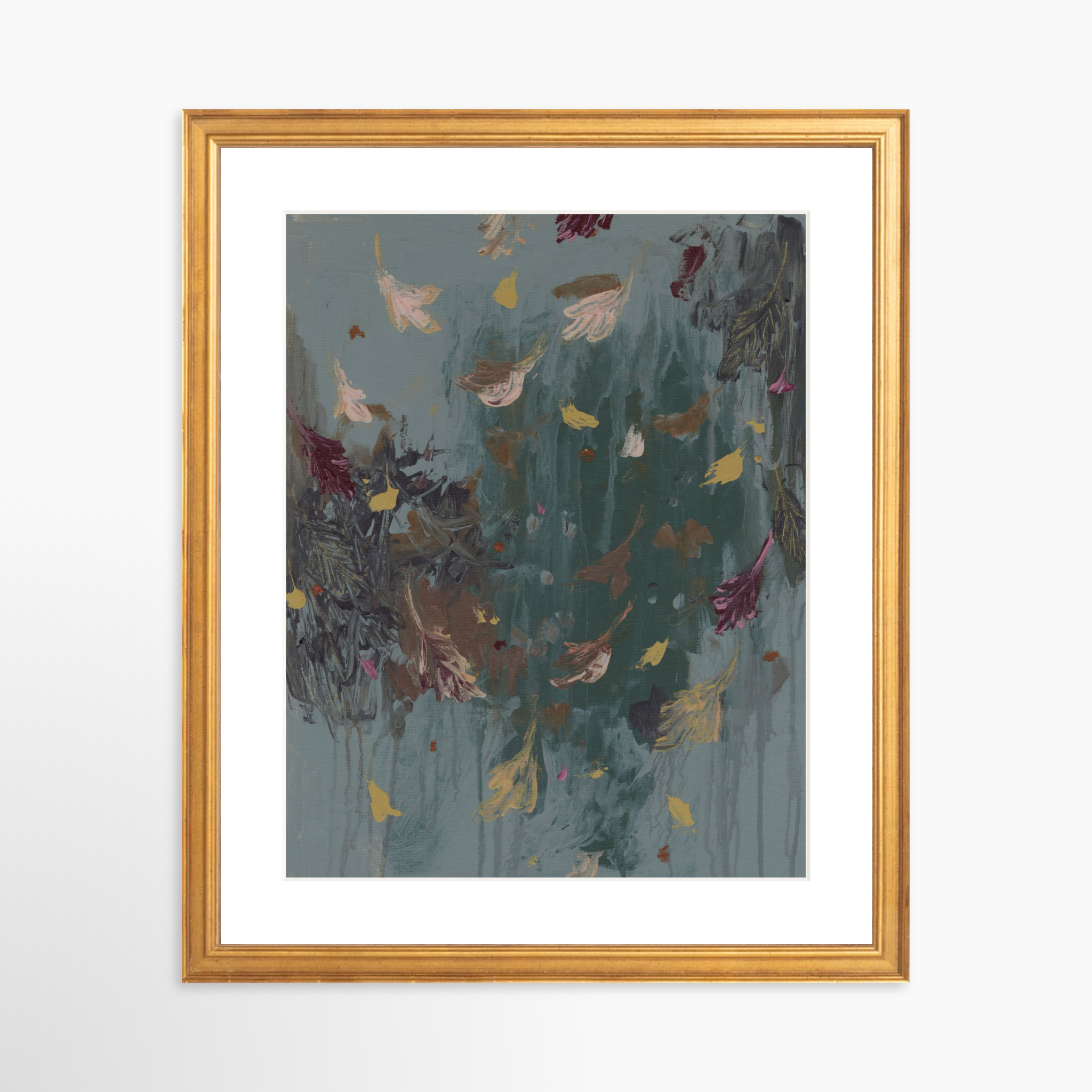 11x14 / Certificate Gold Frame + White Mat