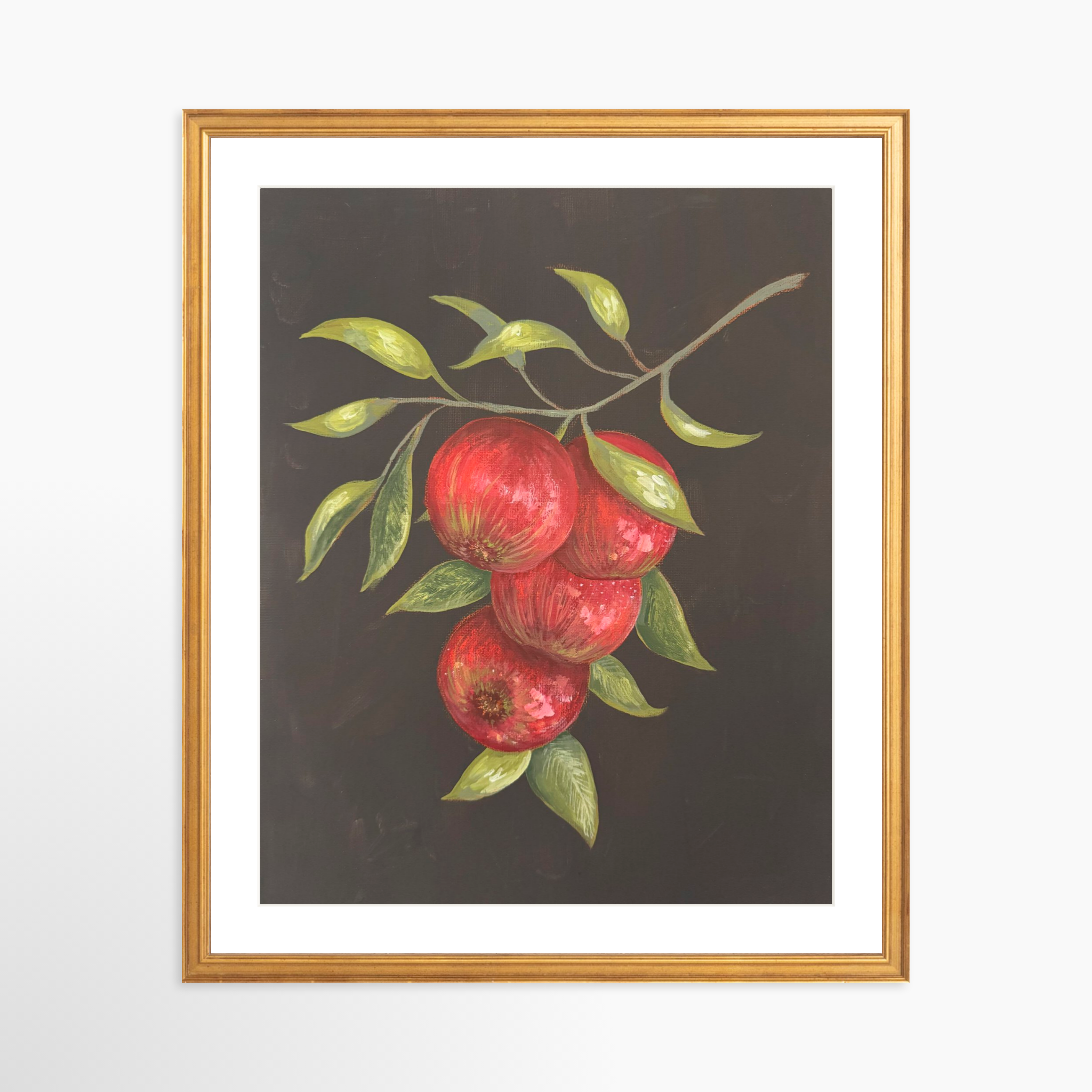 16x20 / Certificate Gold Frame + White Mat