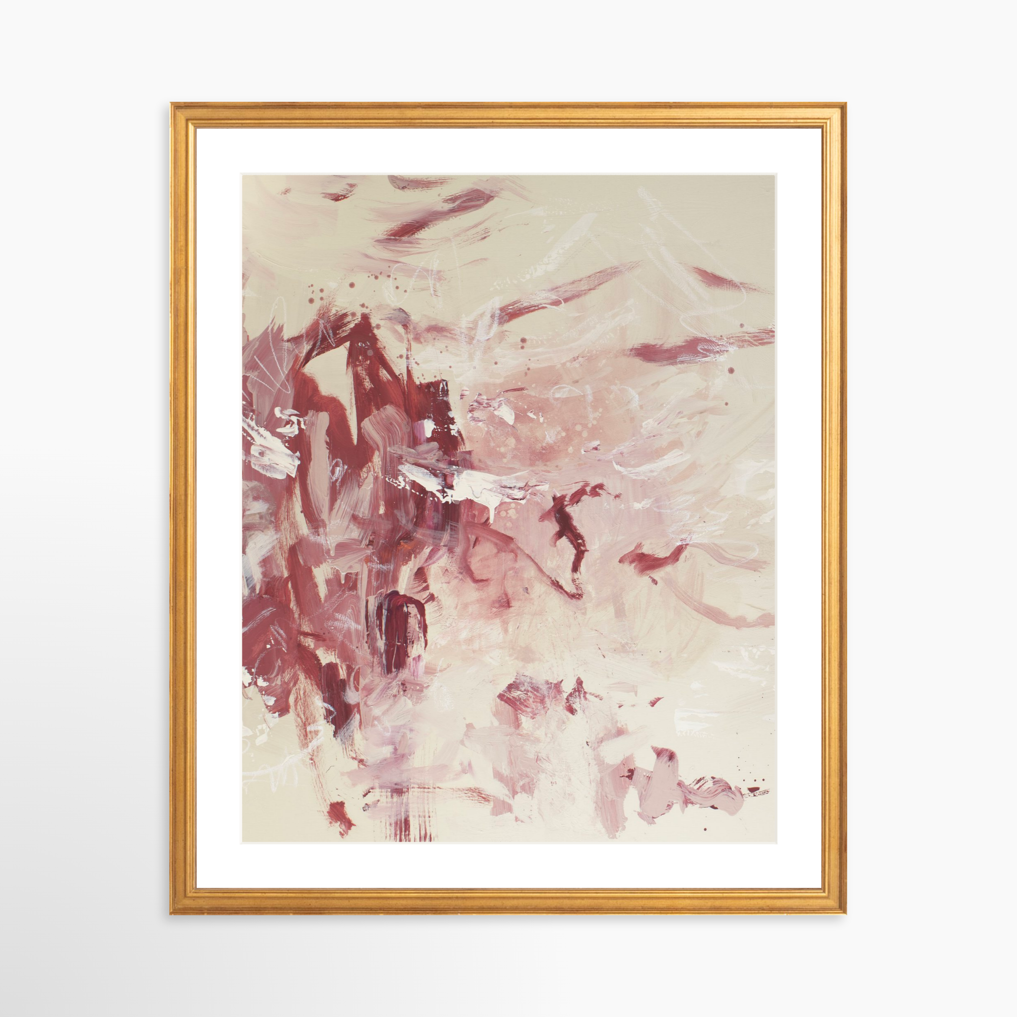 16x20 / Certificate Gold Frame + White Mat