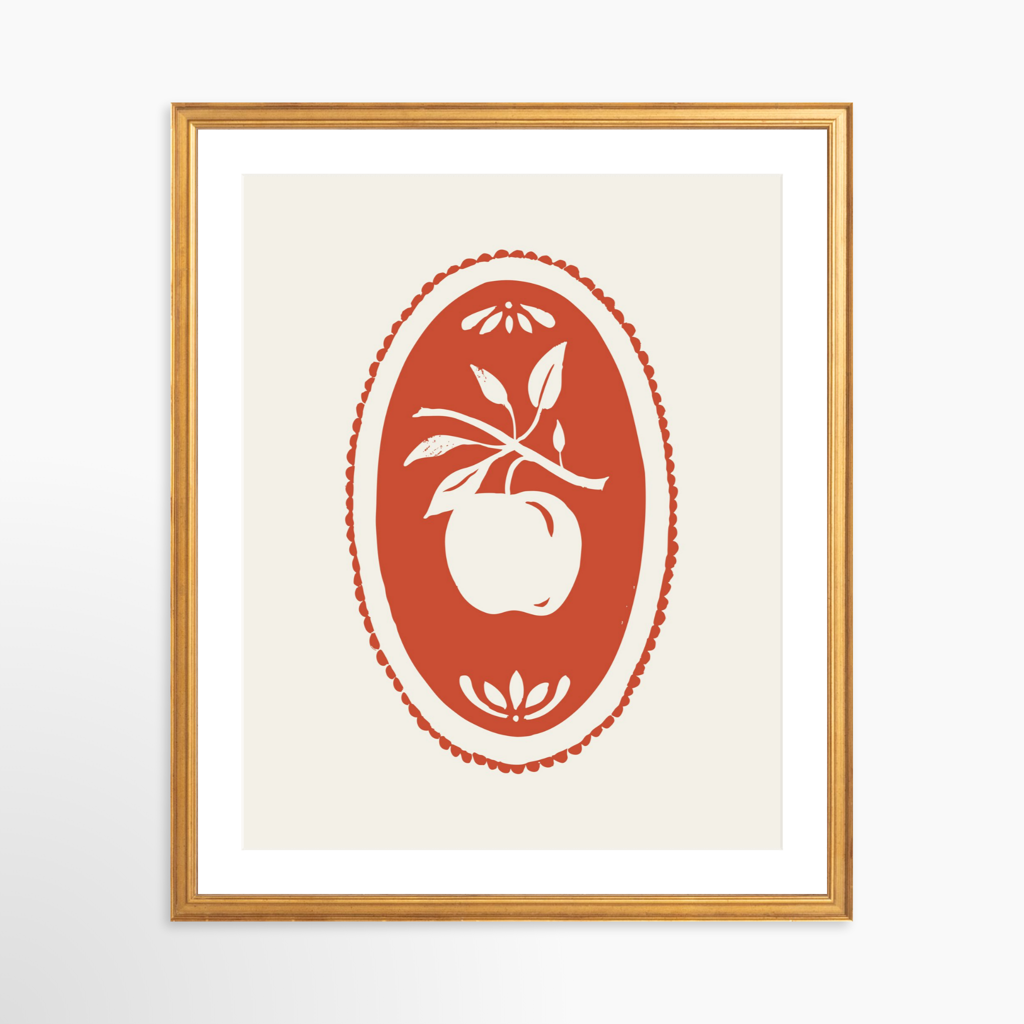 16x20 / Certificate Gold Frame + White Mat