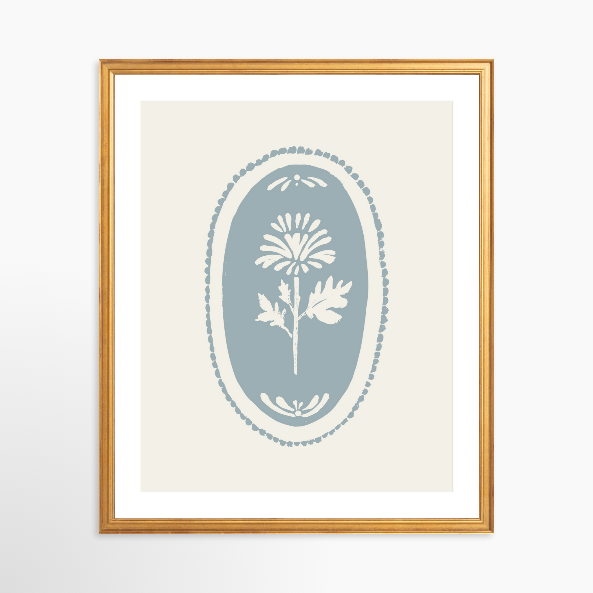 16x20 / Certificate Gold Frame + White Mat