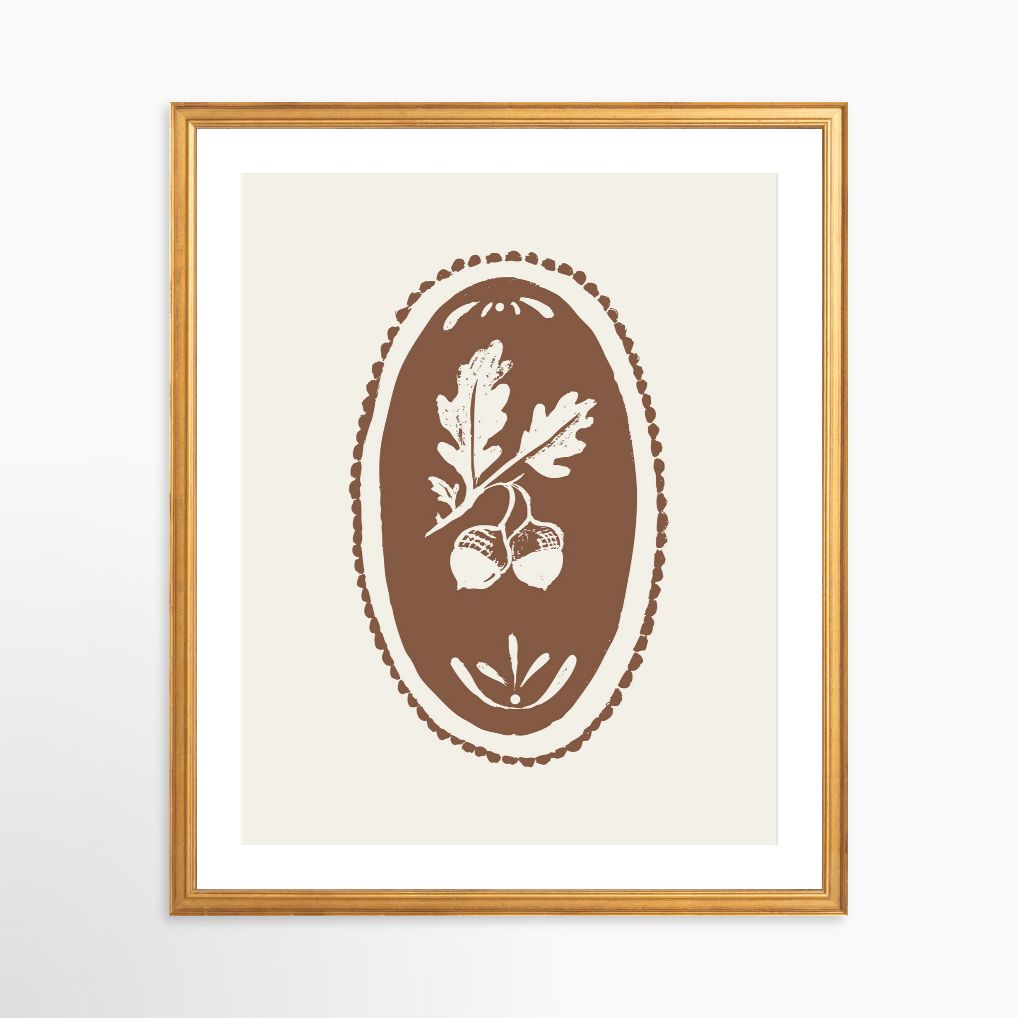 16x20 / Certificate Gold Frame + White Mat