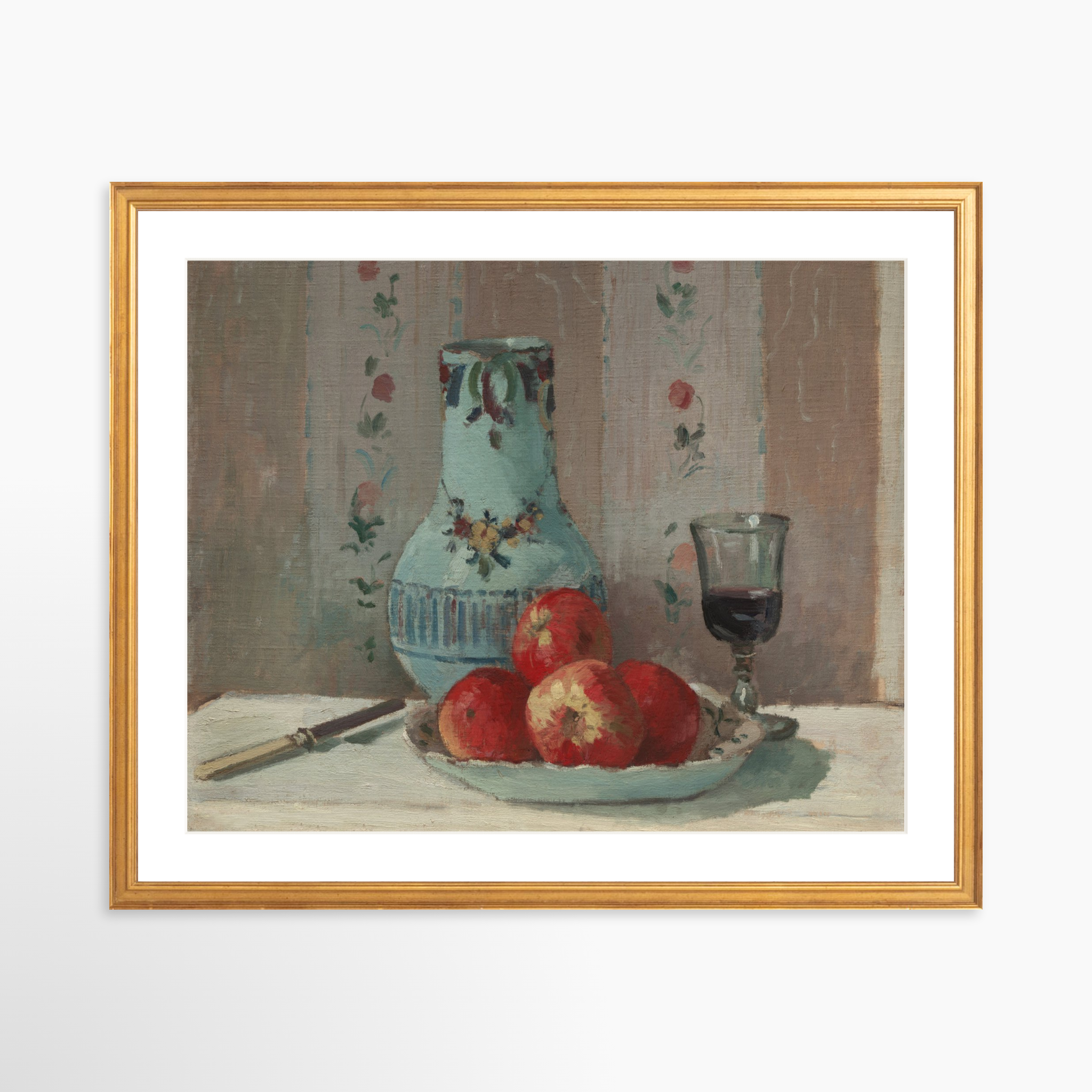 20x16 / Certificate Gold Frame + White Mat