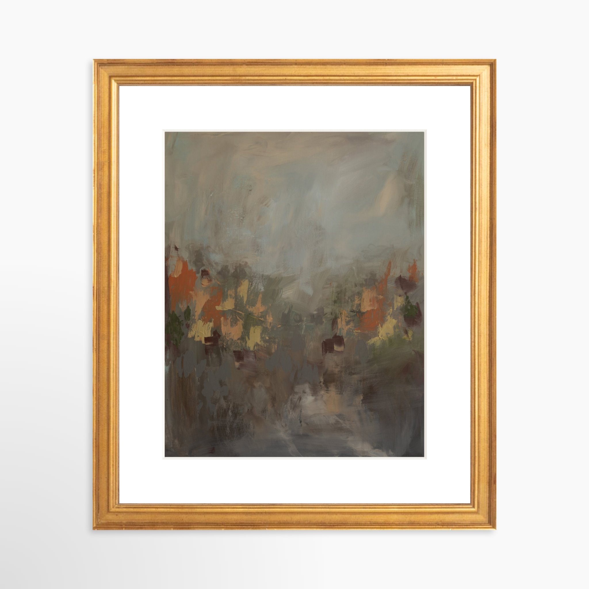 8x10 / Certificate Gold Frame + White Mat