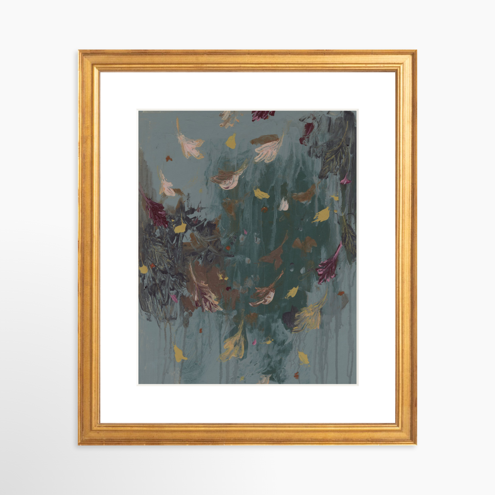 8x10 / Certificate Gold Frame + White Mat