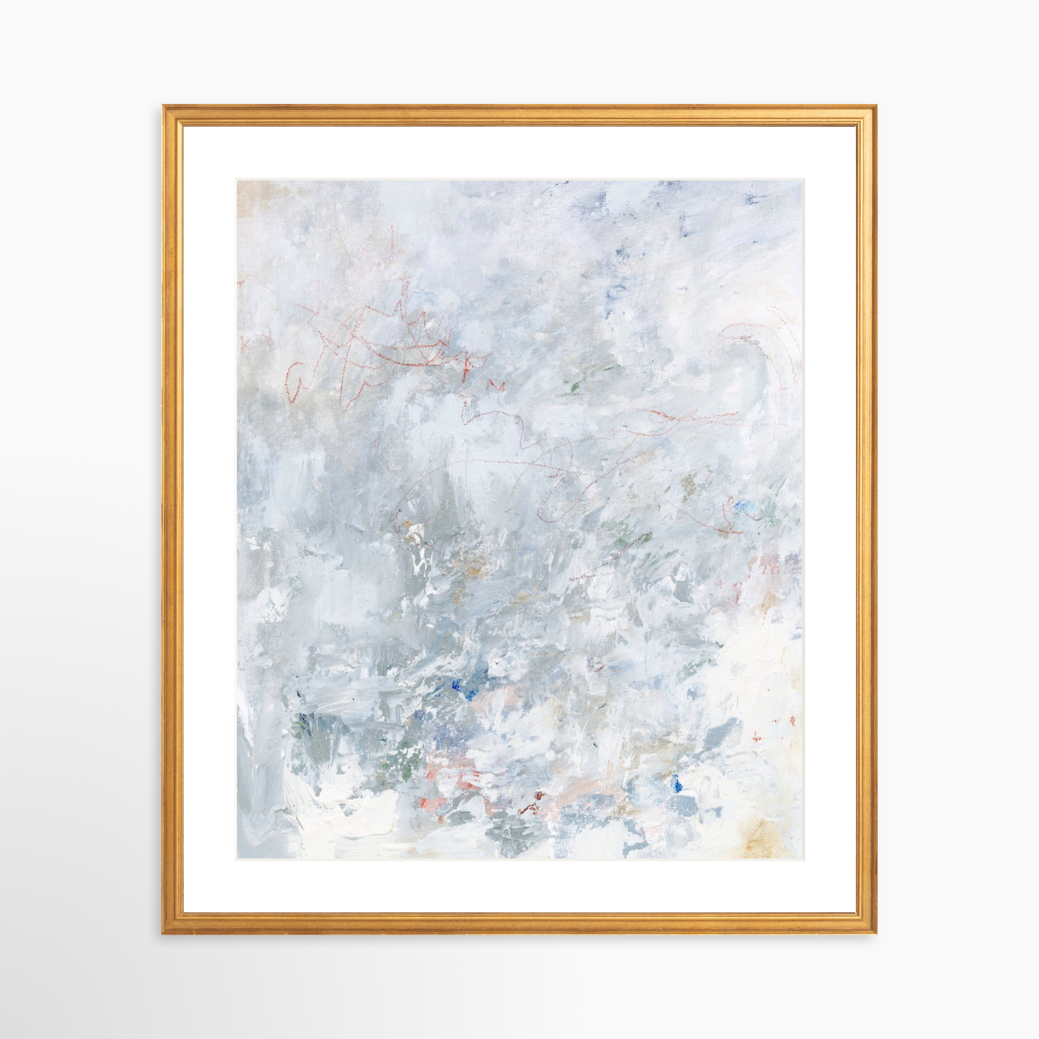 20x25 / Certificate Gold Frame + White Mat