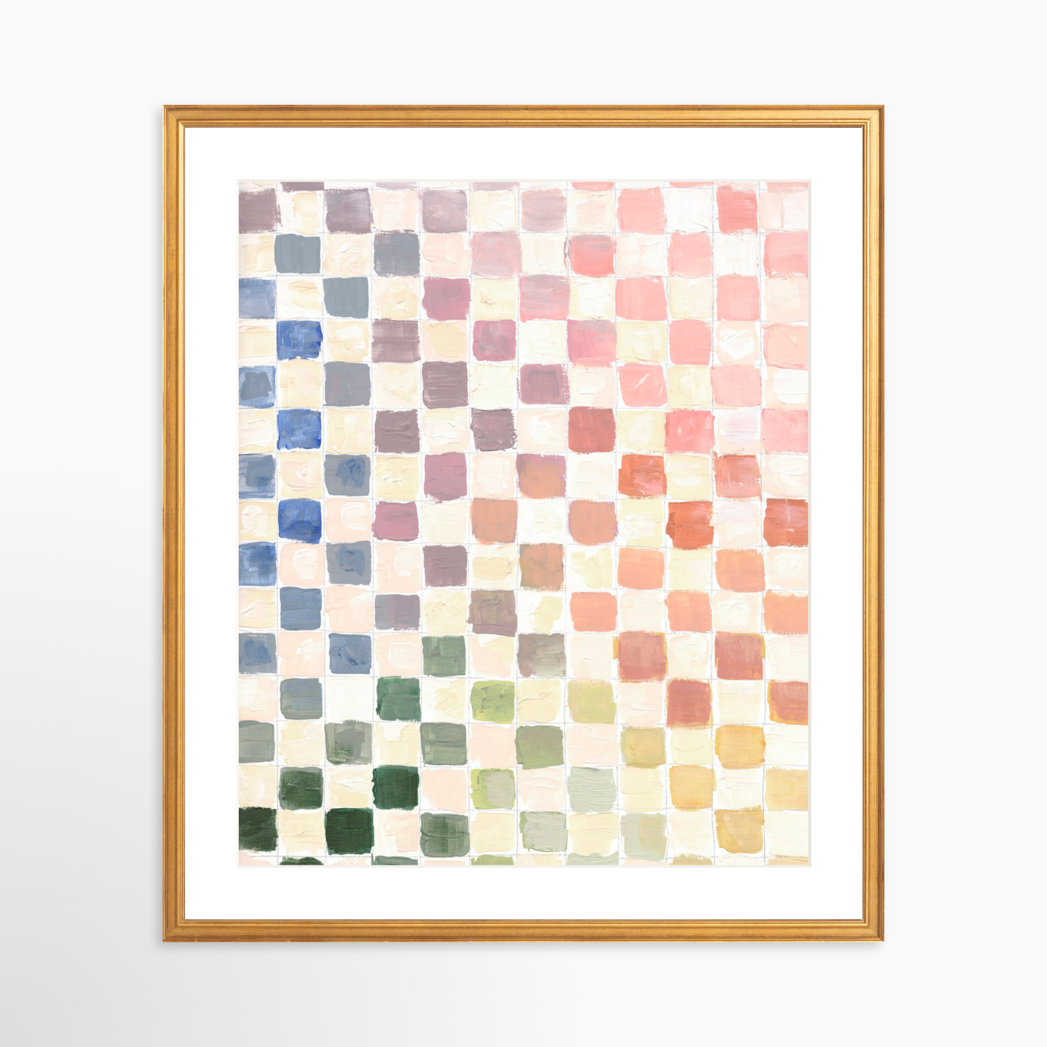 20x25 / Certificate Gold Frame + White Mat