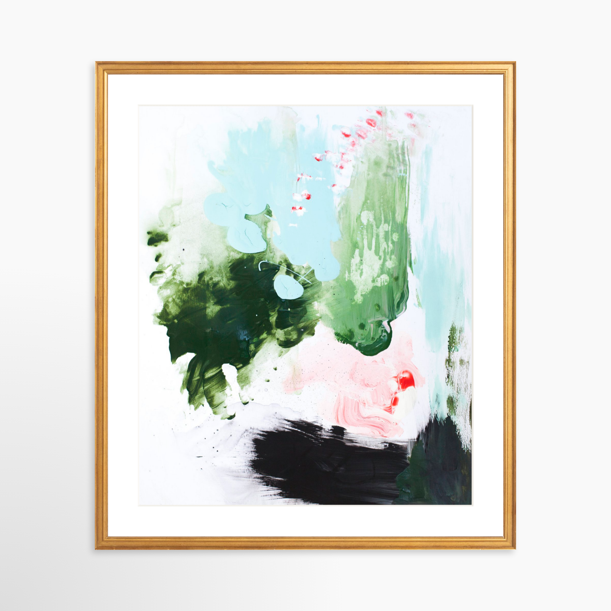 20x25 / Certificate Gold Frame + White Mat