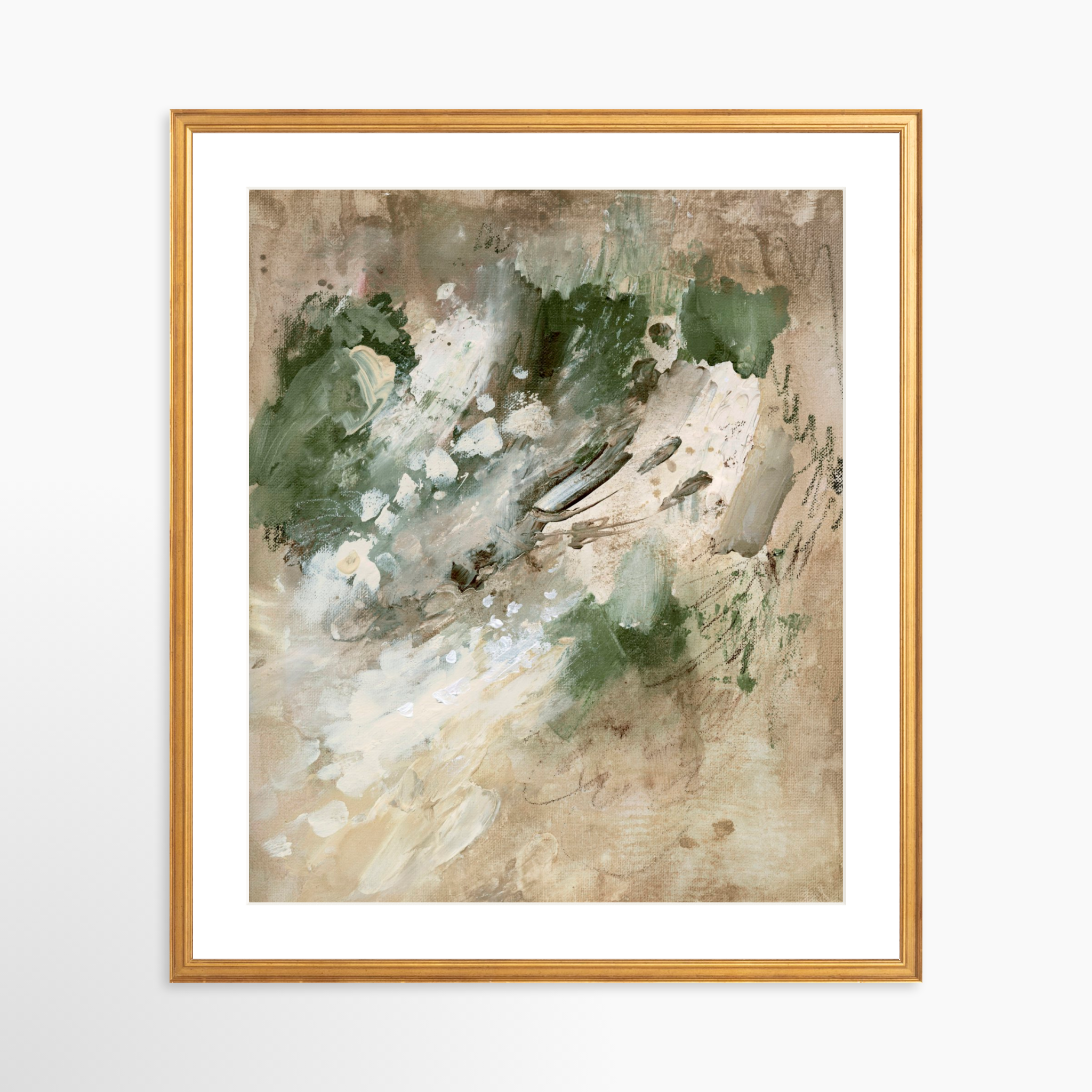 20x25 / Certificate Gold Frame + White Mat