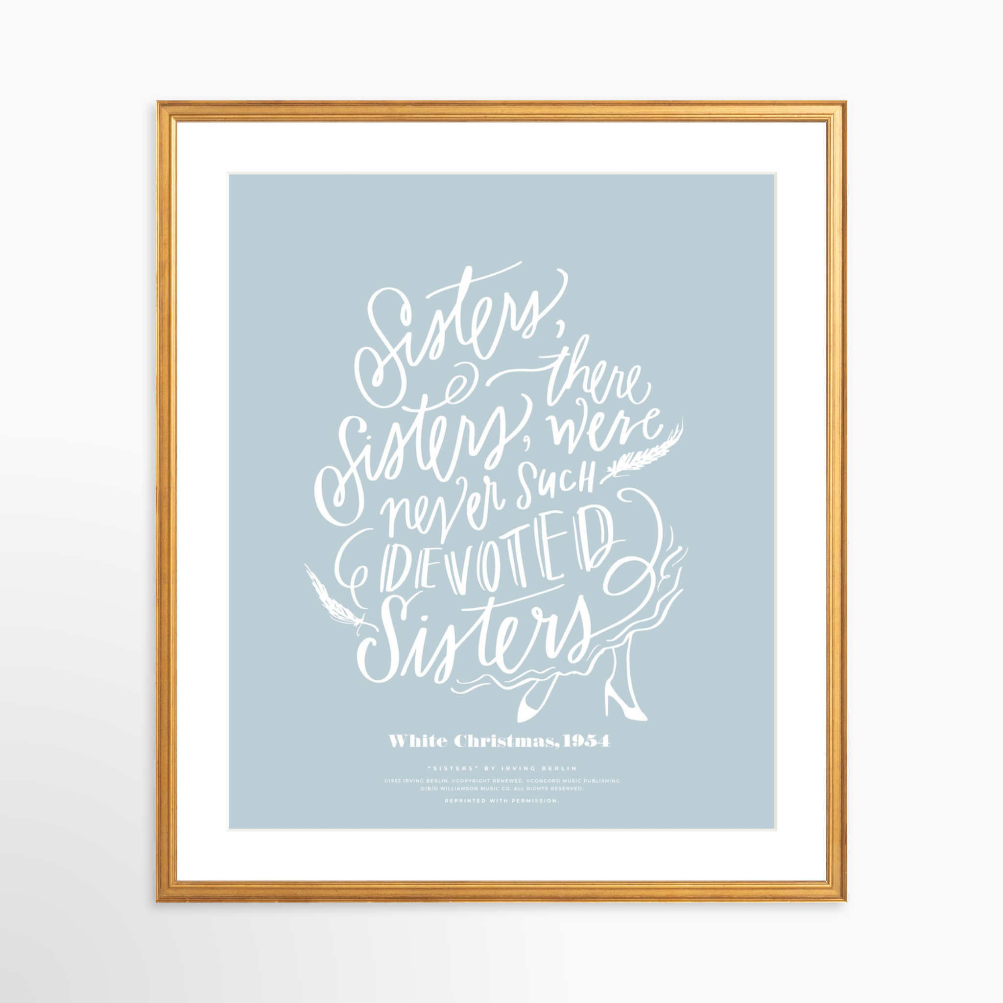 20x25 / Certificate Gold Frame + White Mat