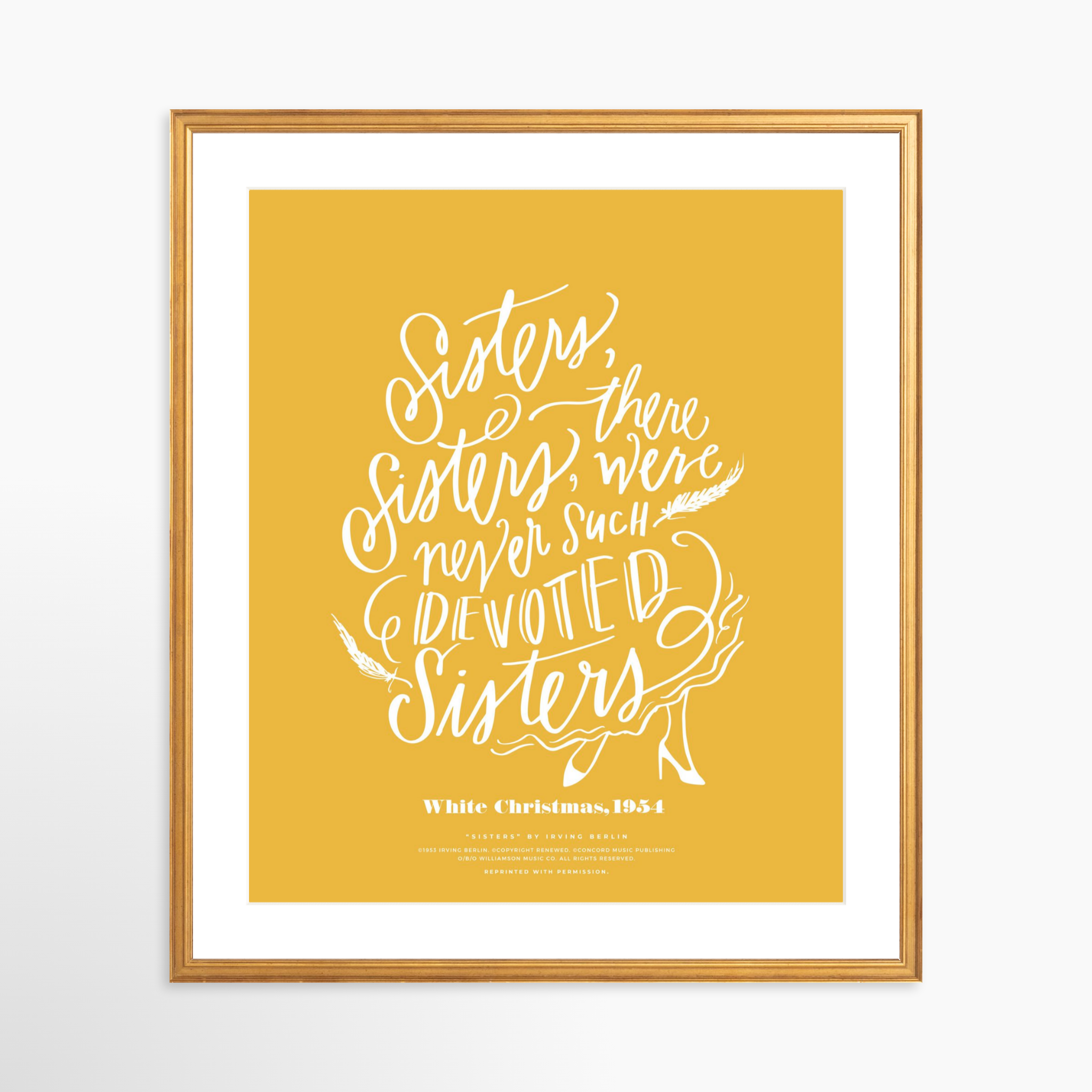 20x25 / Certificate Gold Frame + White Mat