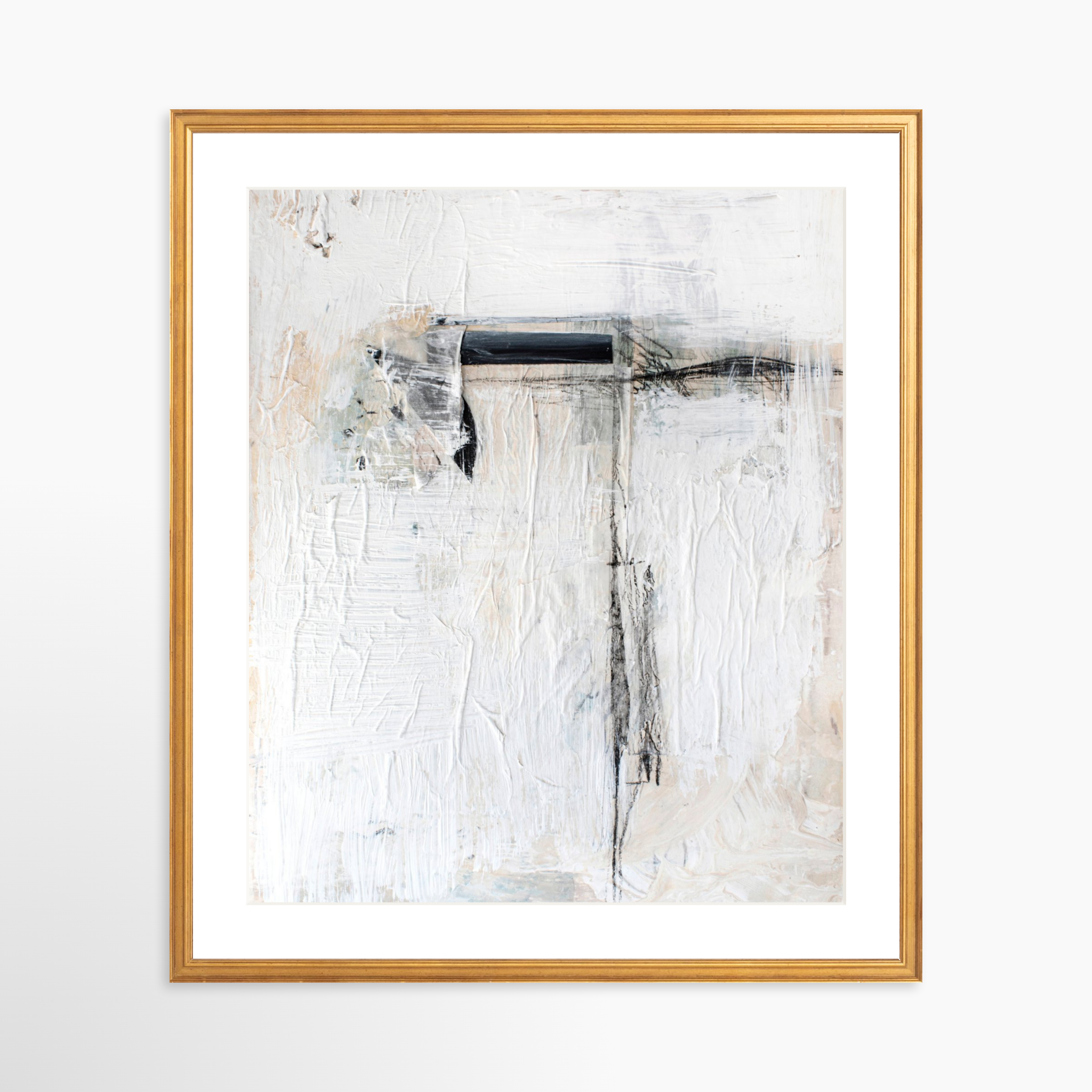 20x25 / Certificate Gold Frame + White Mat