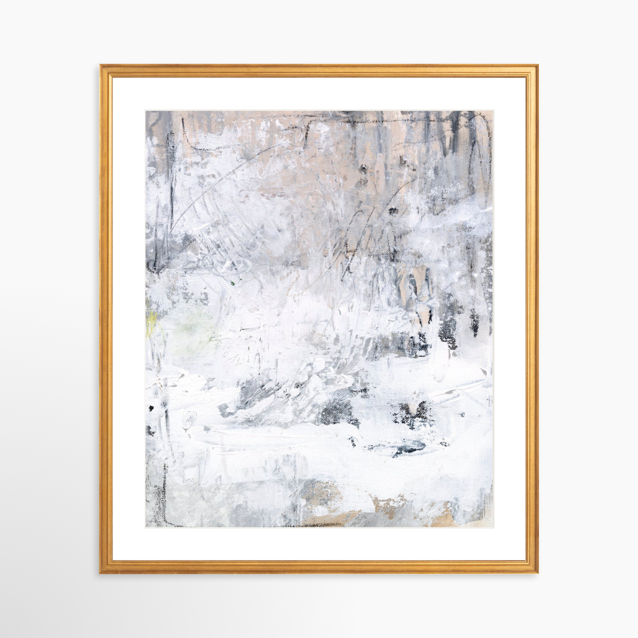 20x25 / Certificate Gold Frame + White Mat