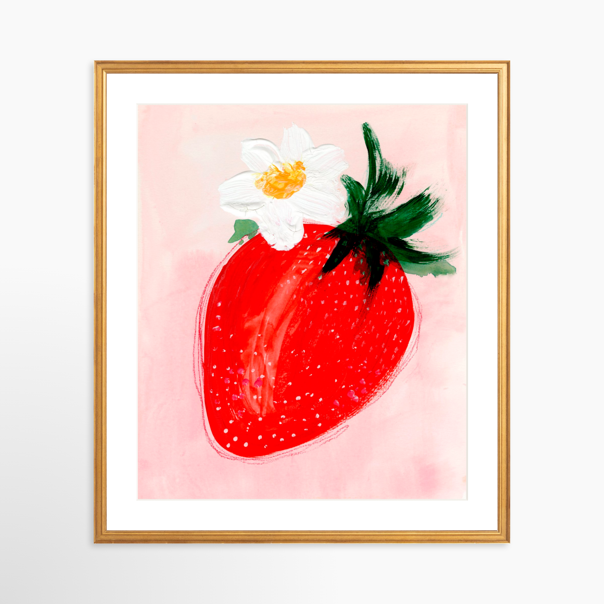 20x25 / Certificate Gold Frame + White Mat