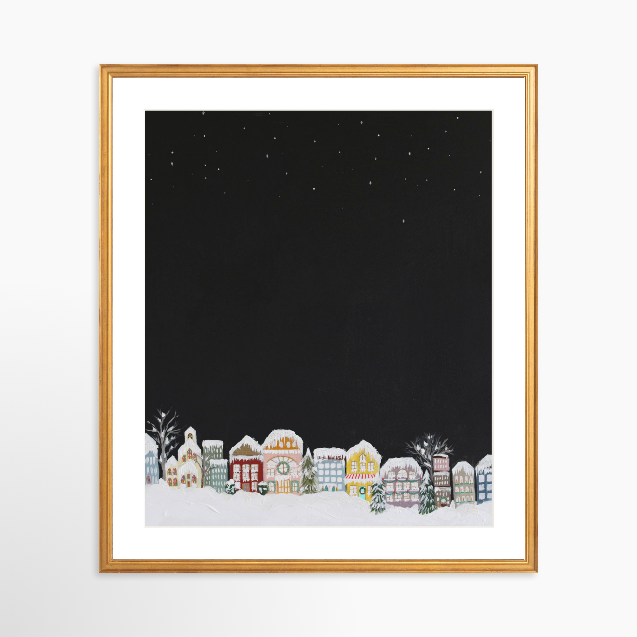 20x25 / Certificate Gold Frame + White Mat