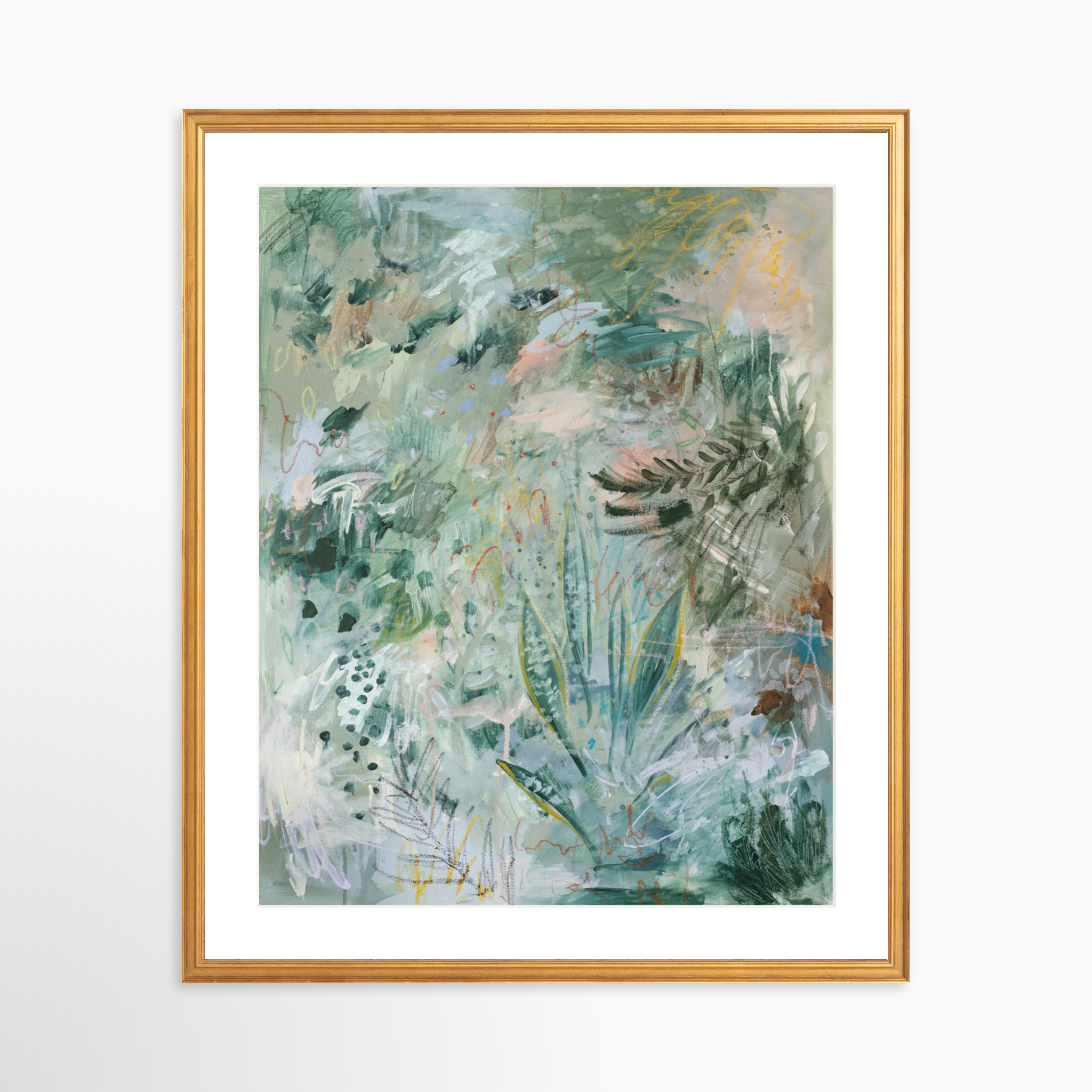 20x25 / Certificate Gold Frame + White Mat