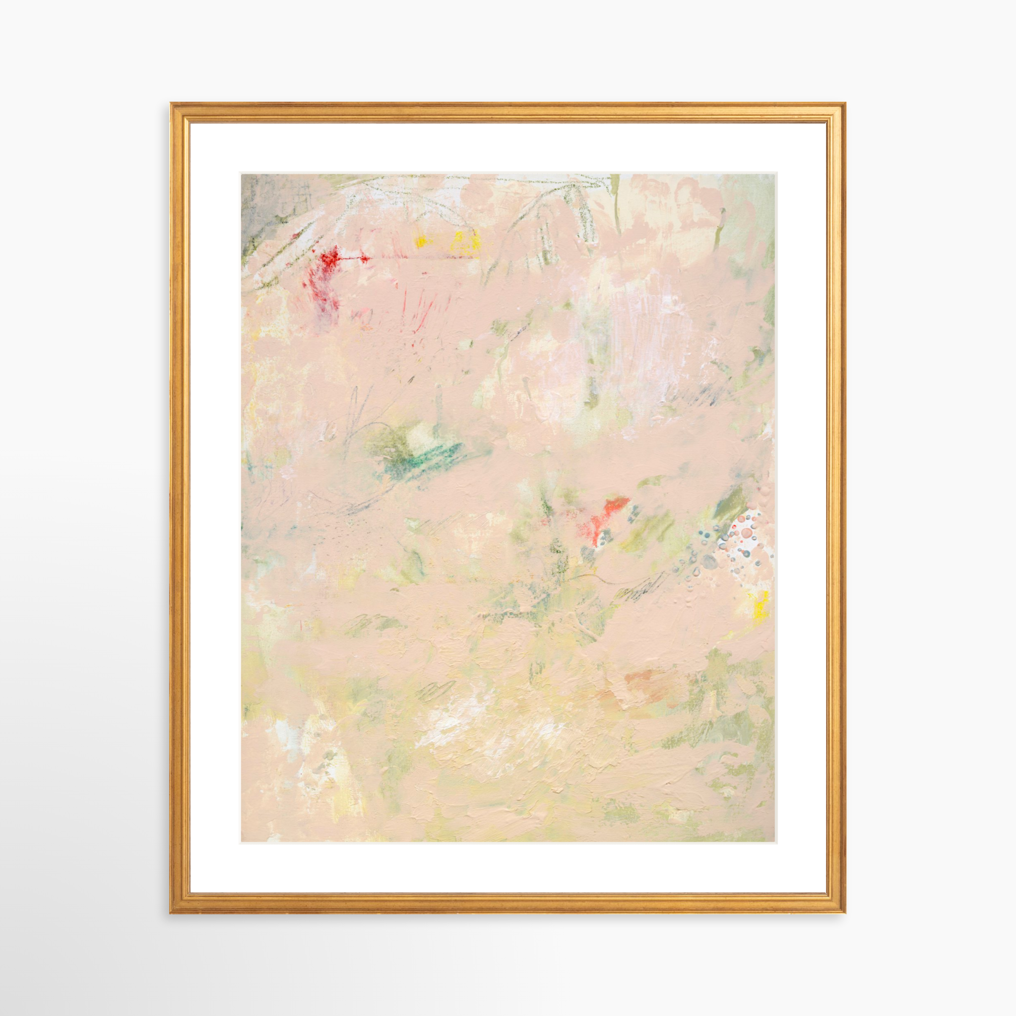 20x25 / Certificate Gold Frame + White Mat