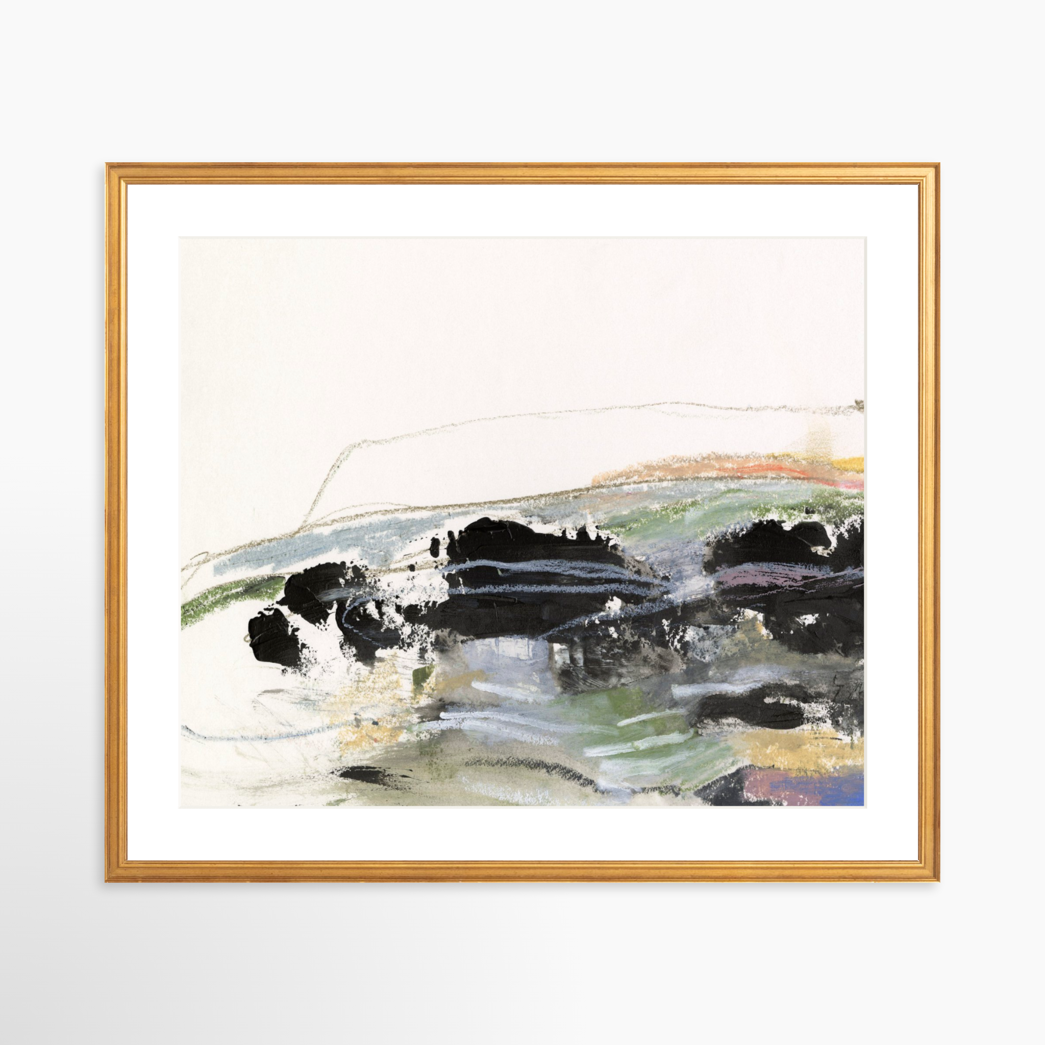 25x20 / Certificate Gold Frame + White Mat