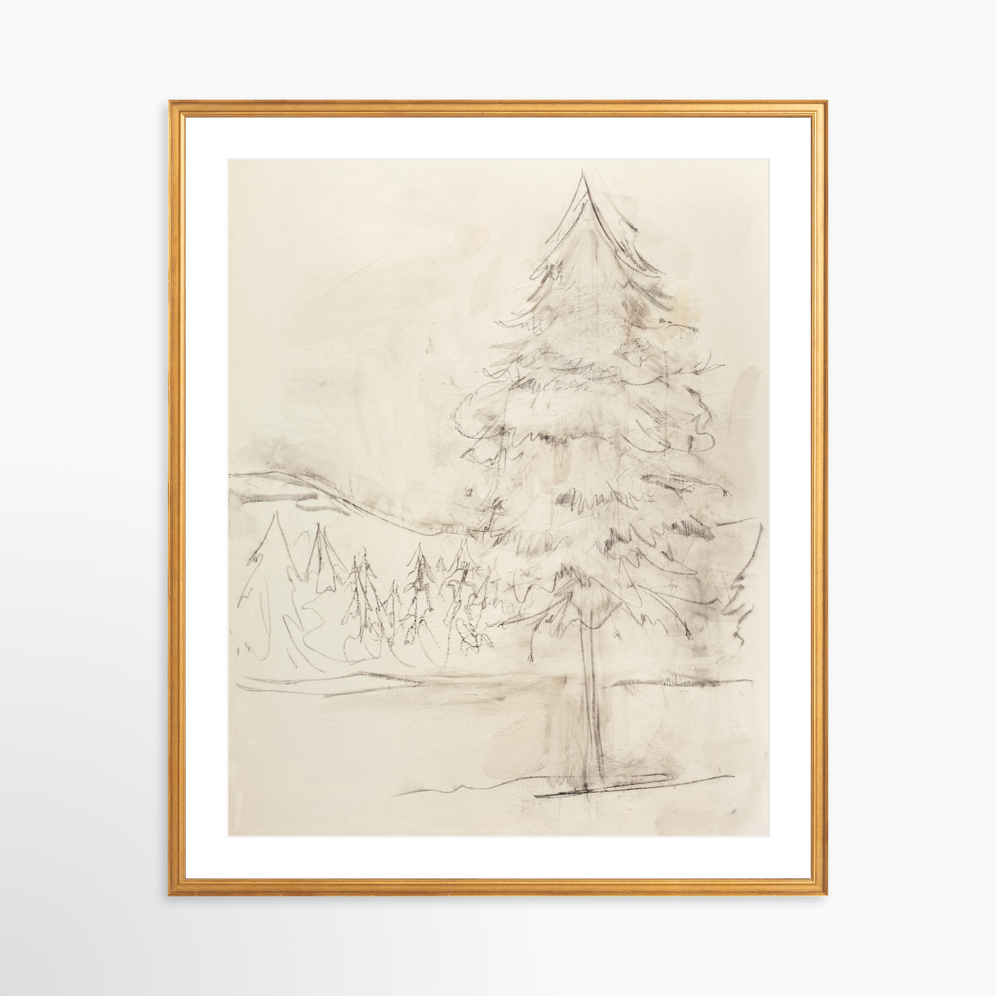 24x30 / Certificate Gold Frame + White Mat