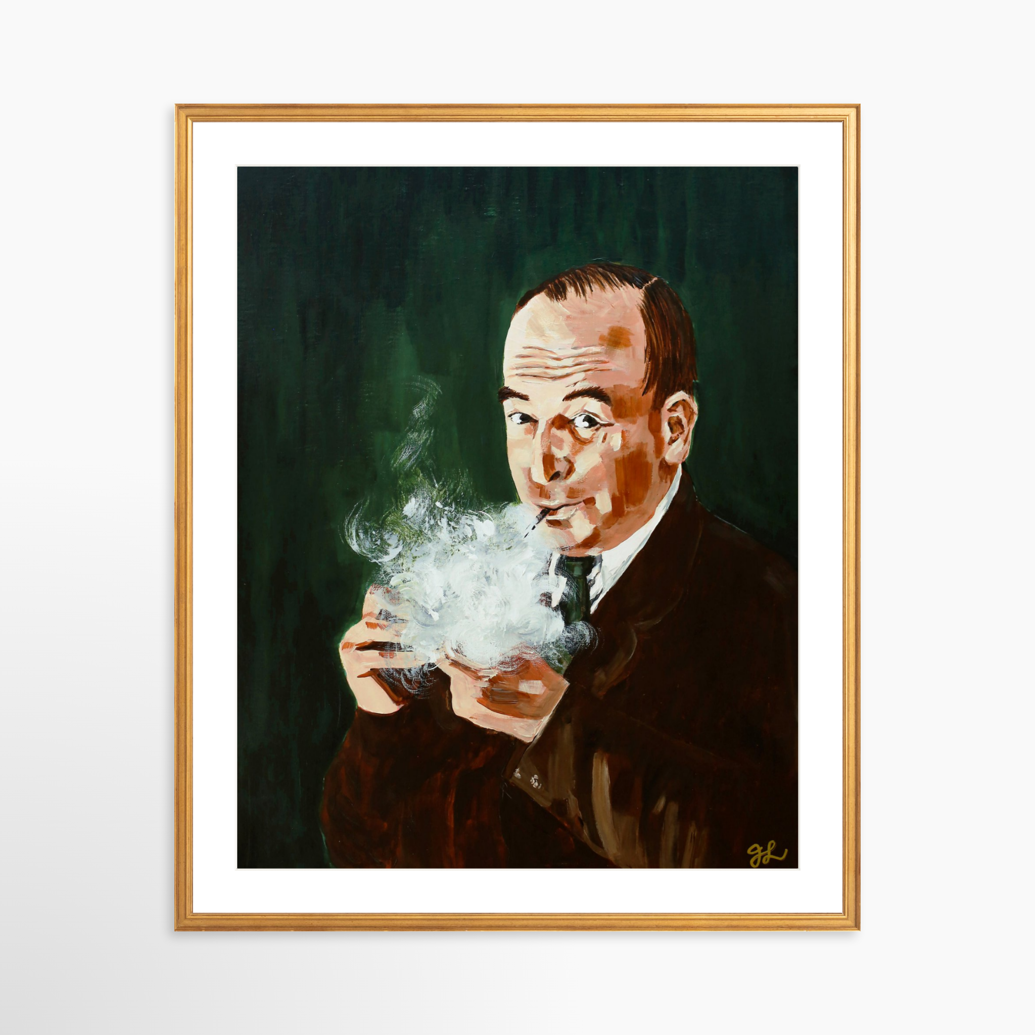 24x30 / Certificate Gold Frame + White Mat