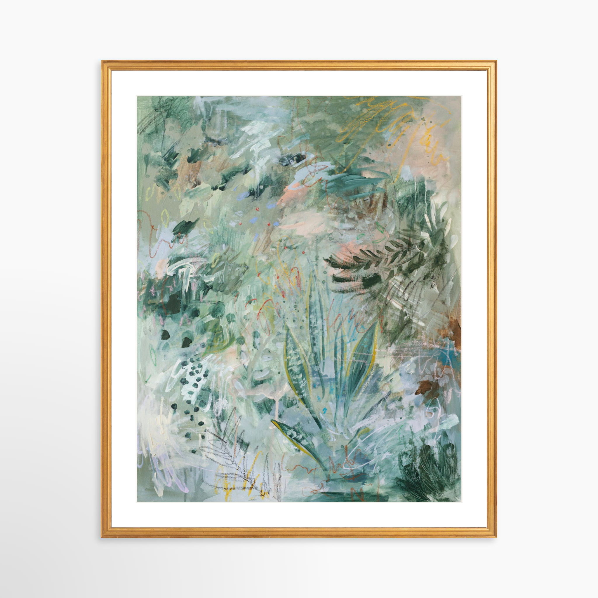 24x30 / Certificate Gold Frame + White Mat