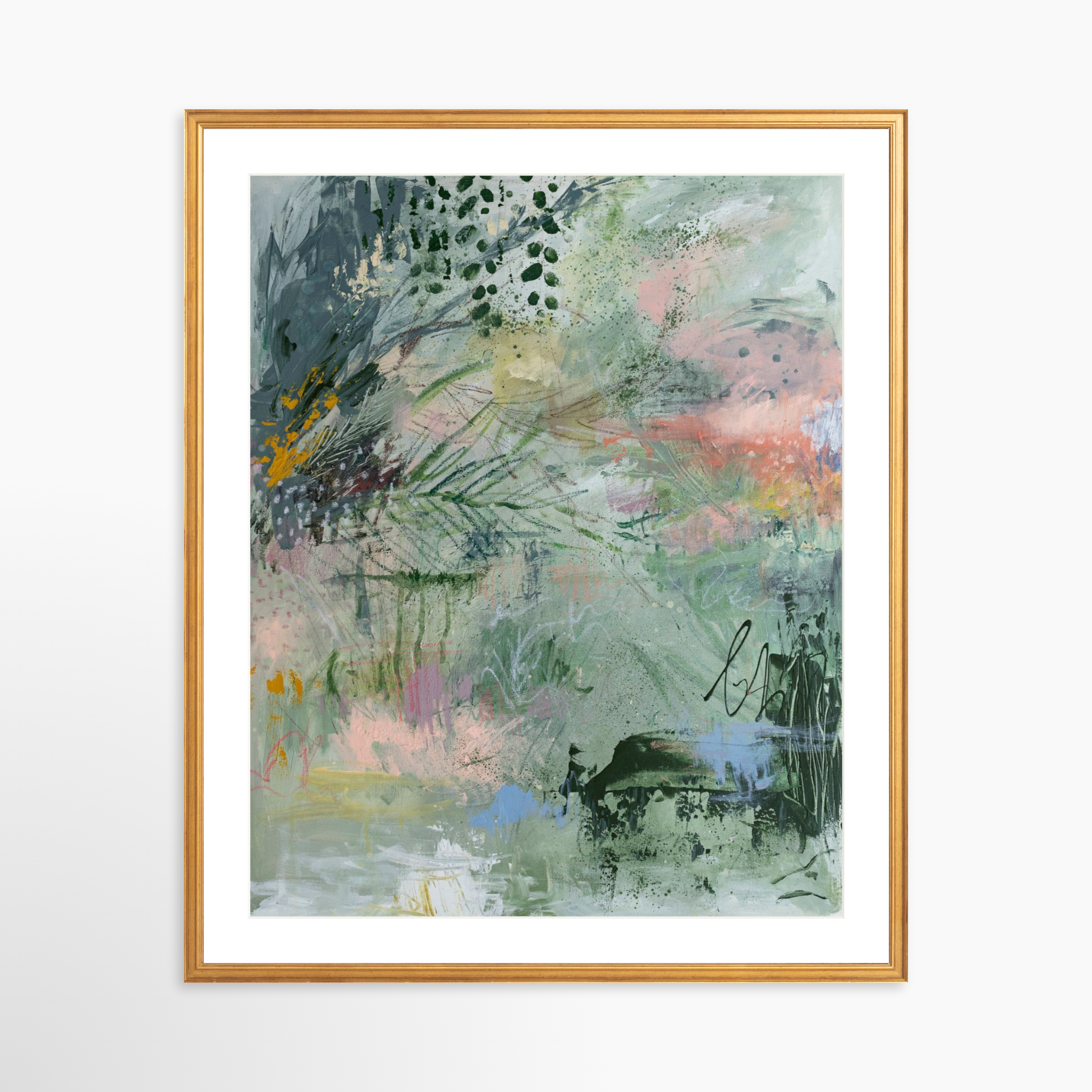 24x30 / Certificate Gold Frame + White Mat