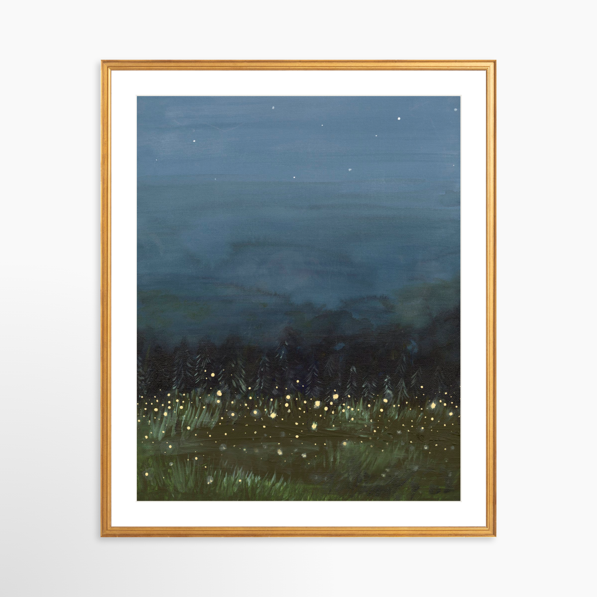 24x30 / Certificate Gold Frame + White Mat