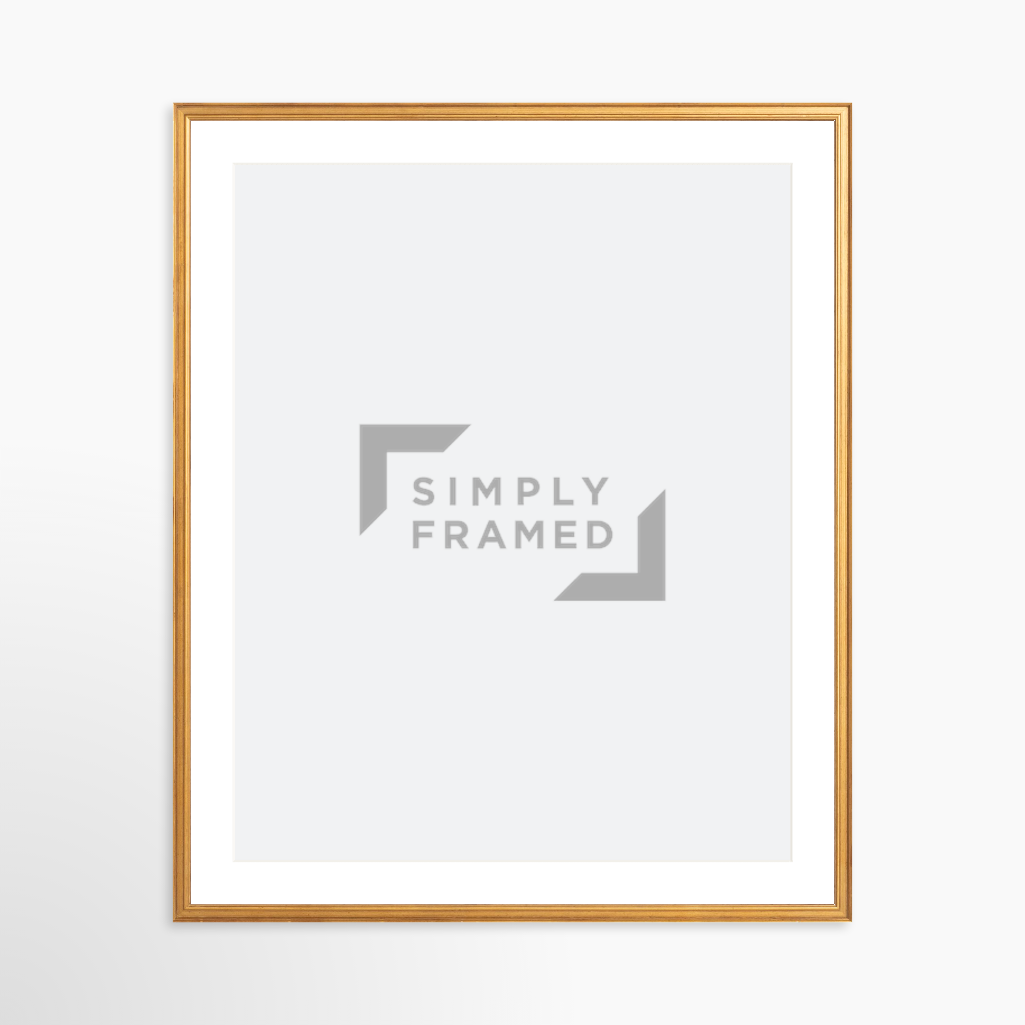 24x30 / Certificate Gold Frame + White Mat