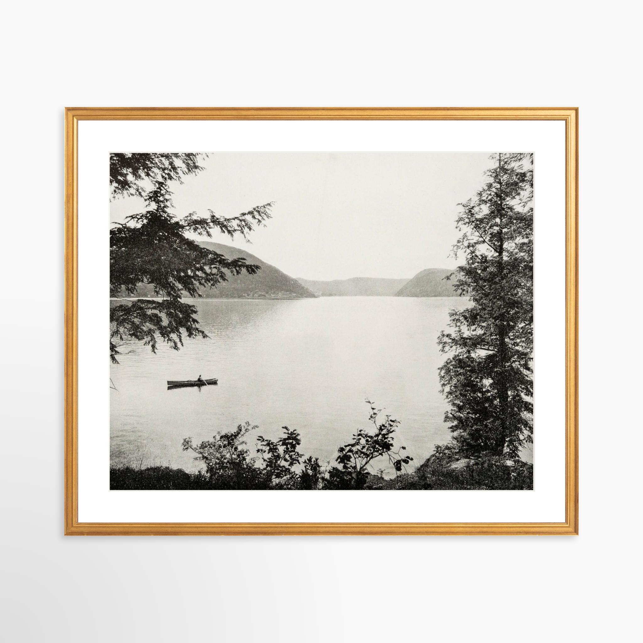 25x20 / Certificate Gold Frame + White Mat