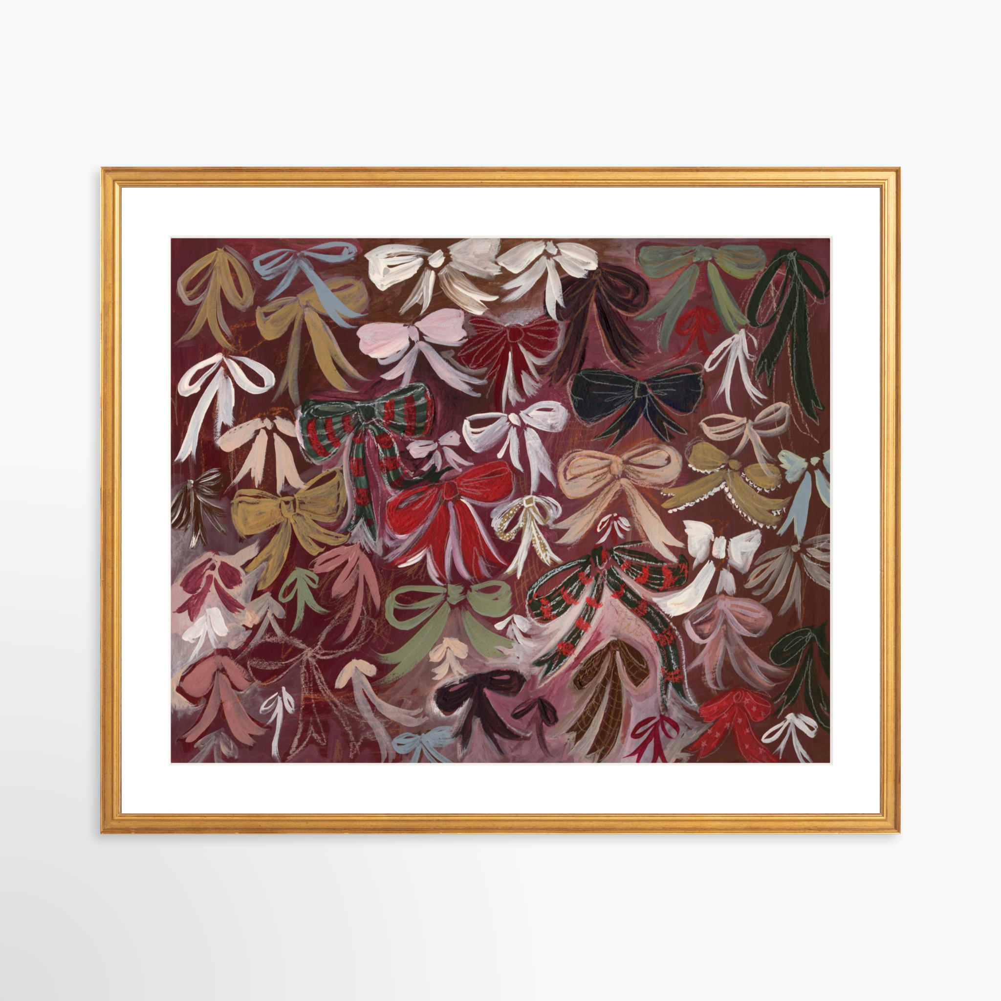 25x20 / Certificate Gold Frame + White Mat