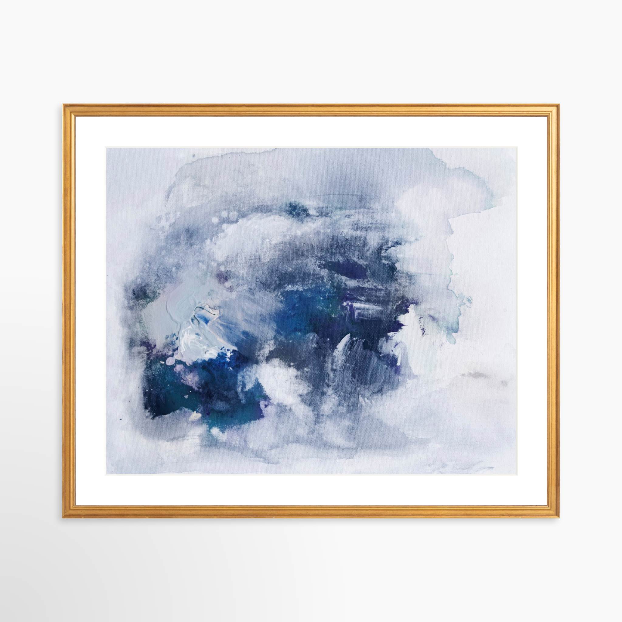 25x20 / Certificate Gold Frame + White Mat