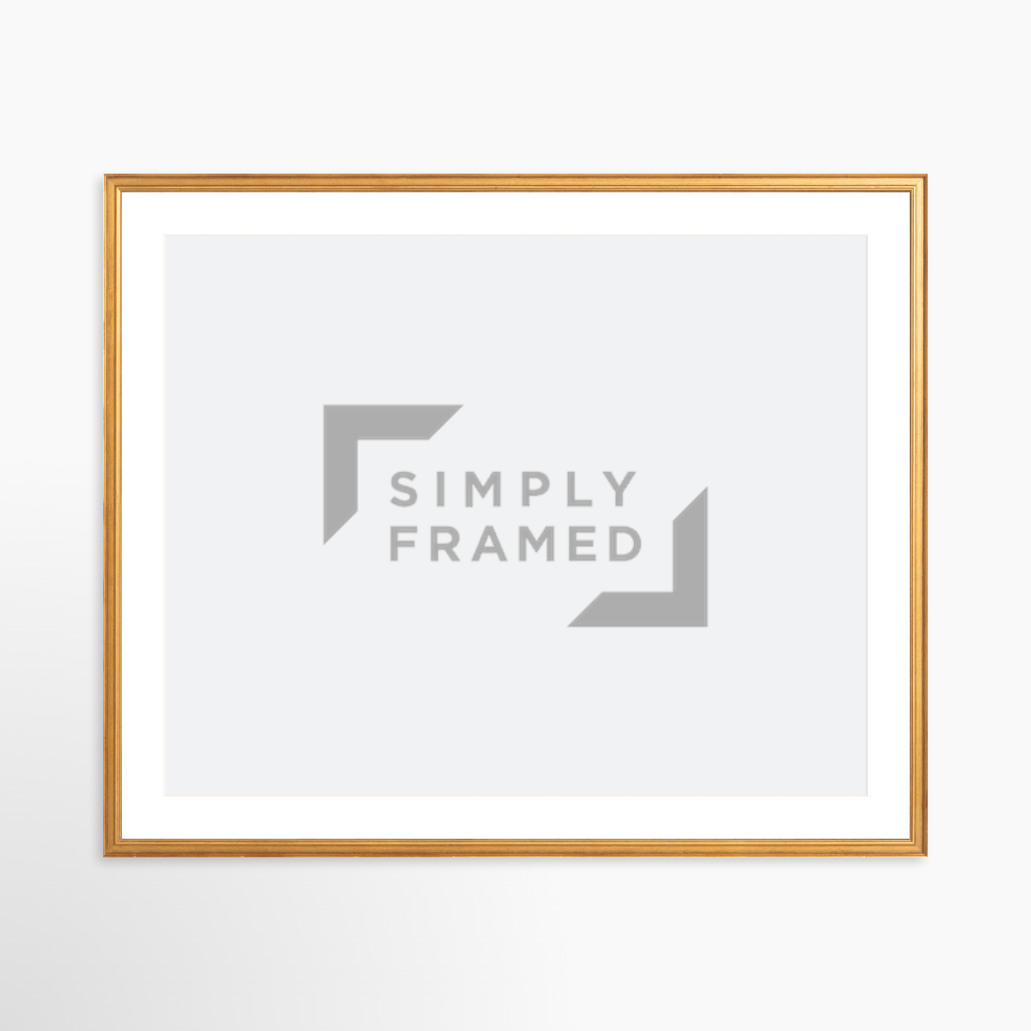 30x24 / Certificate Gold Frame + White Mat