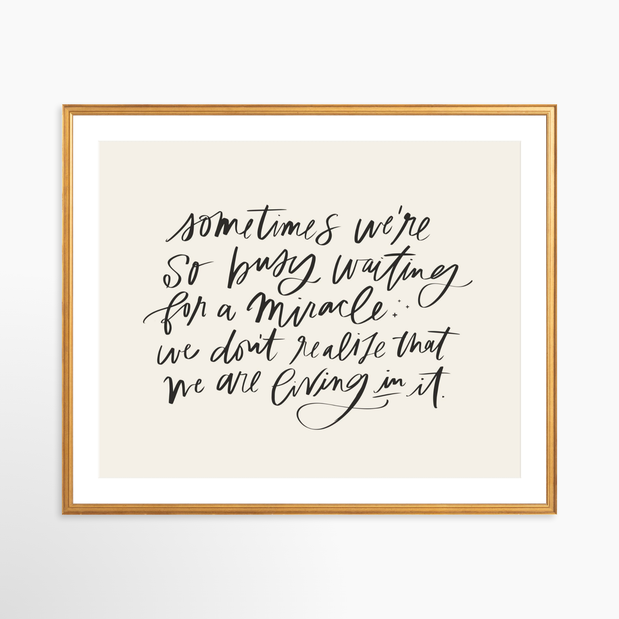 30x24 / Certificate Gold Frame + White Mat