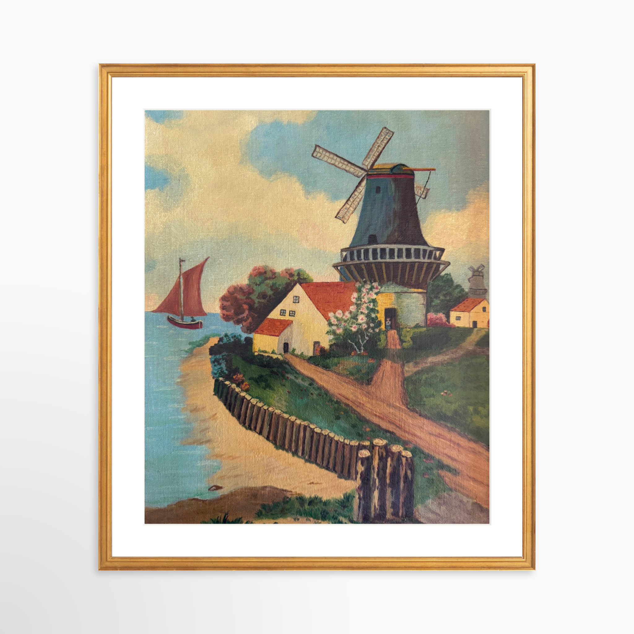 20x24 / Certificate Gold Frame + White Mat