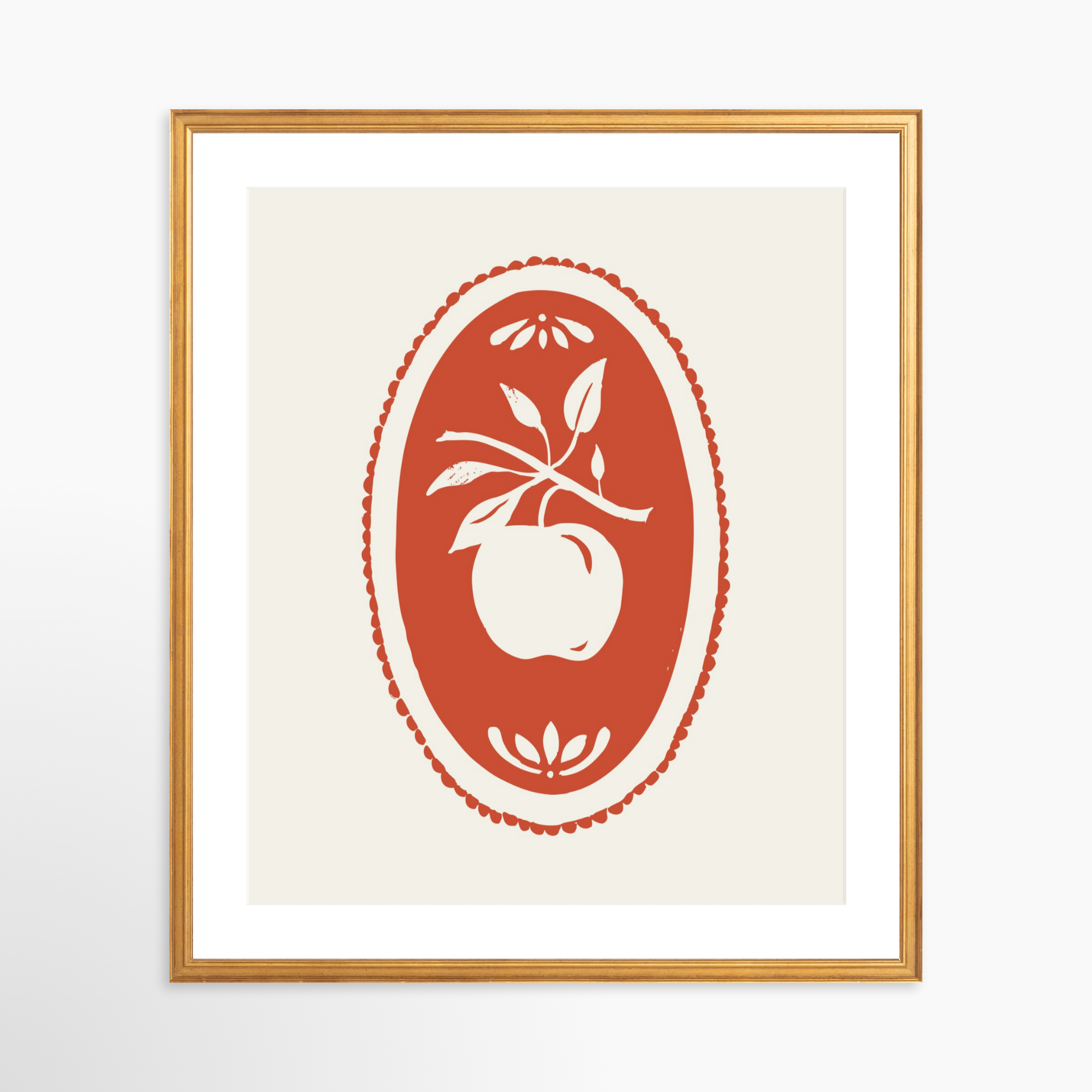 20x24 / Certificate Gold Frame + White Mat