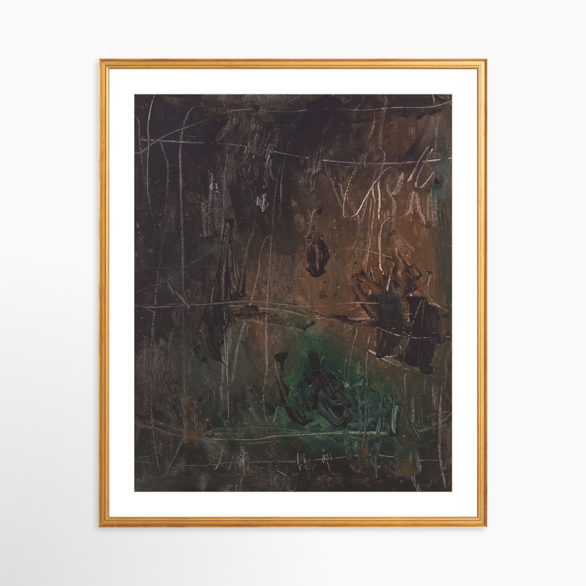 24x30 / Certificate Gold Frame + White Mat