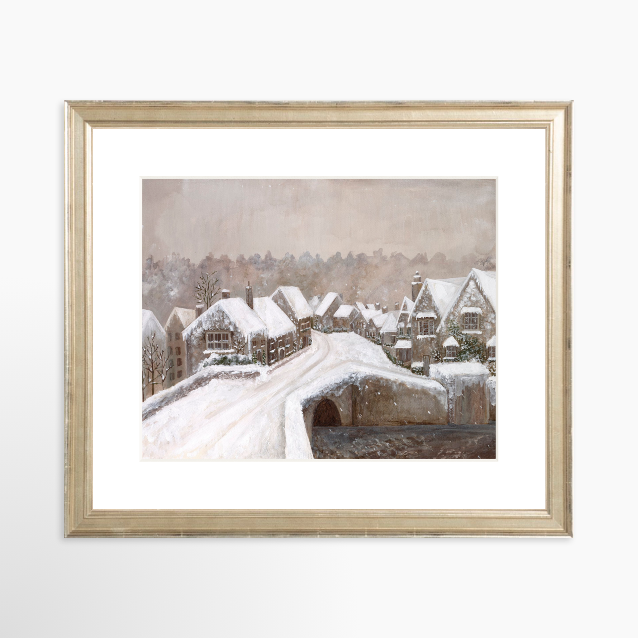 10x8 / Certificate Silver Frame + White Mat