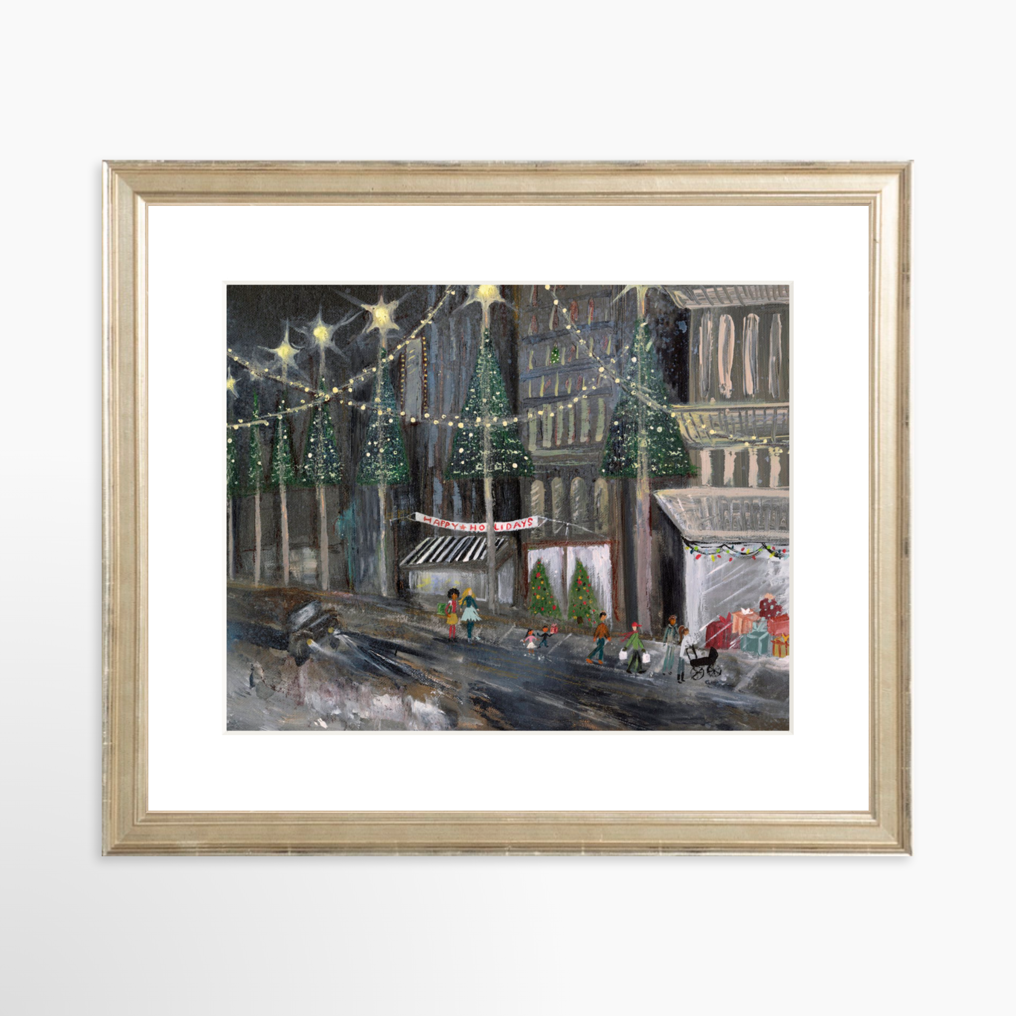 10x8 / Certificate Silver Frame + White Mat