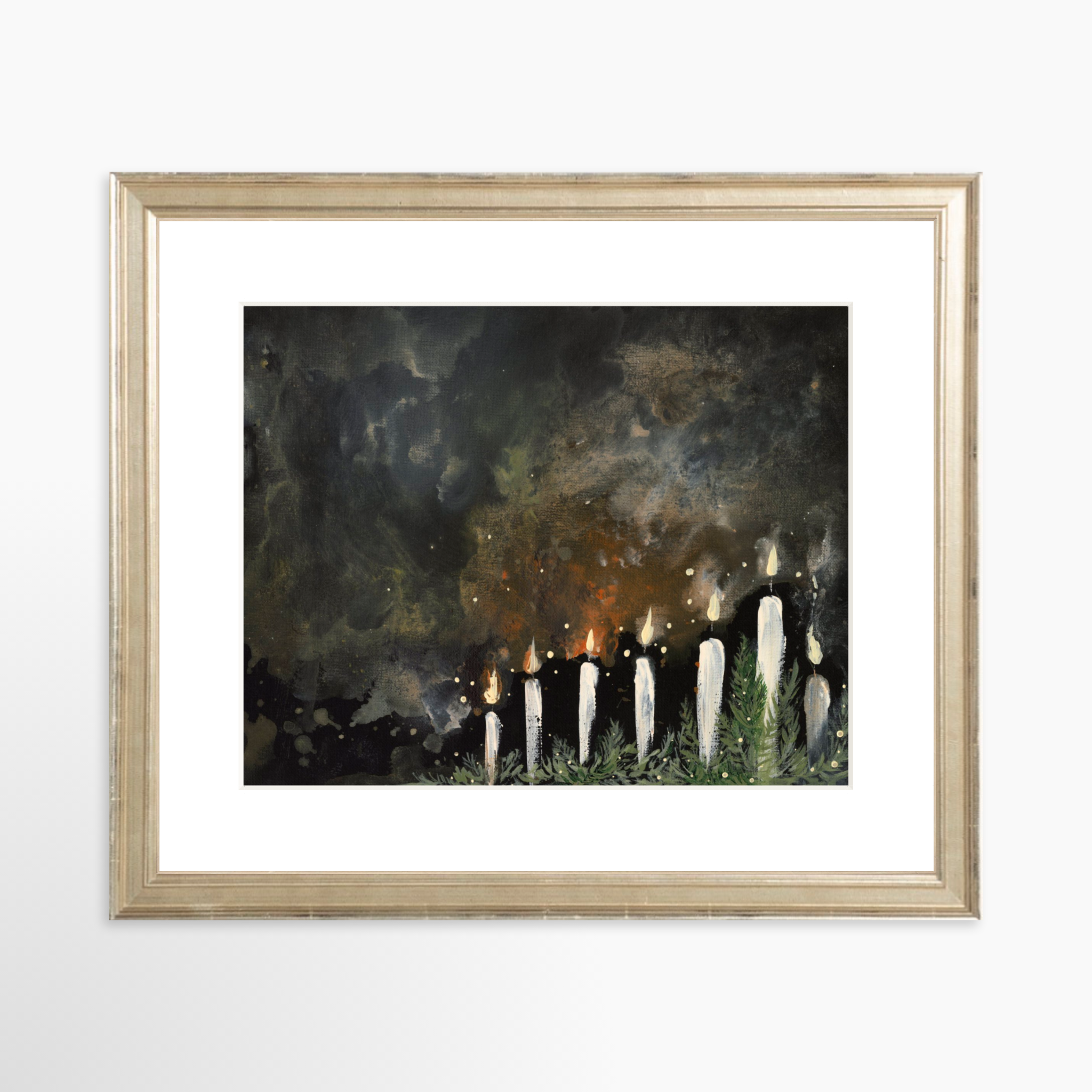 10x8 / Certificate Silver Frame + White Mat