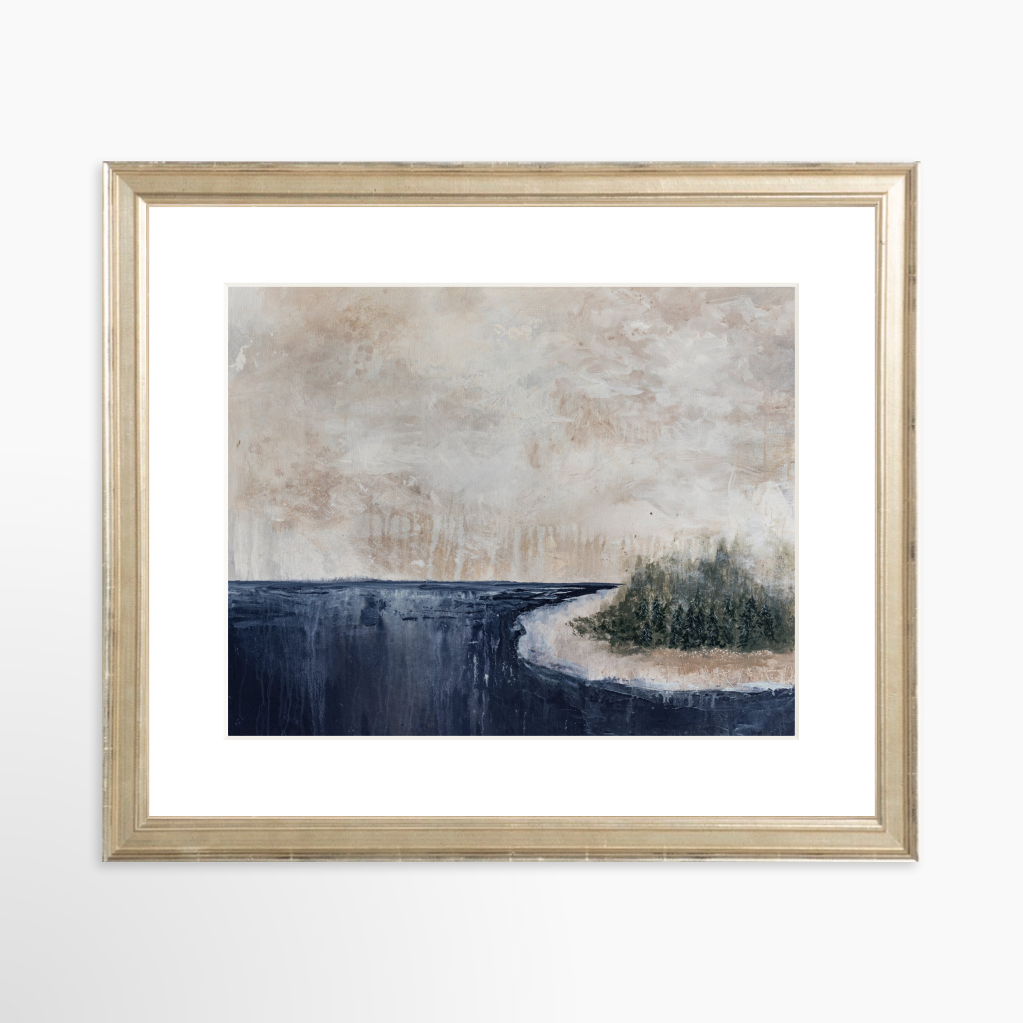 10x8 / Certificate Silver Frame + White Mat